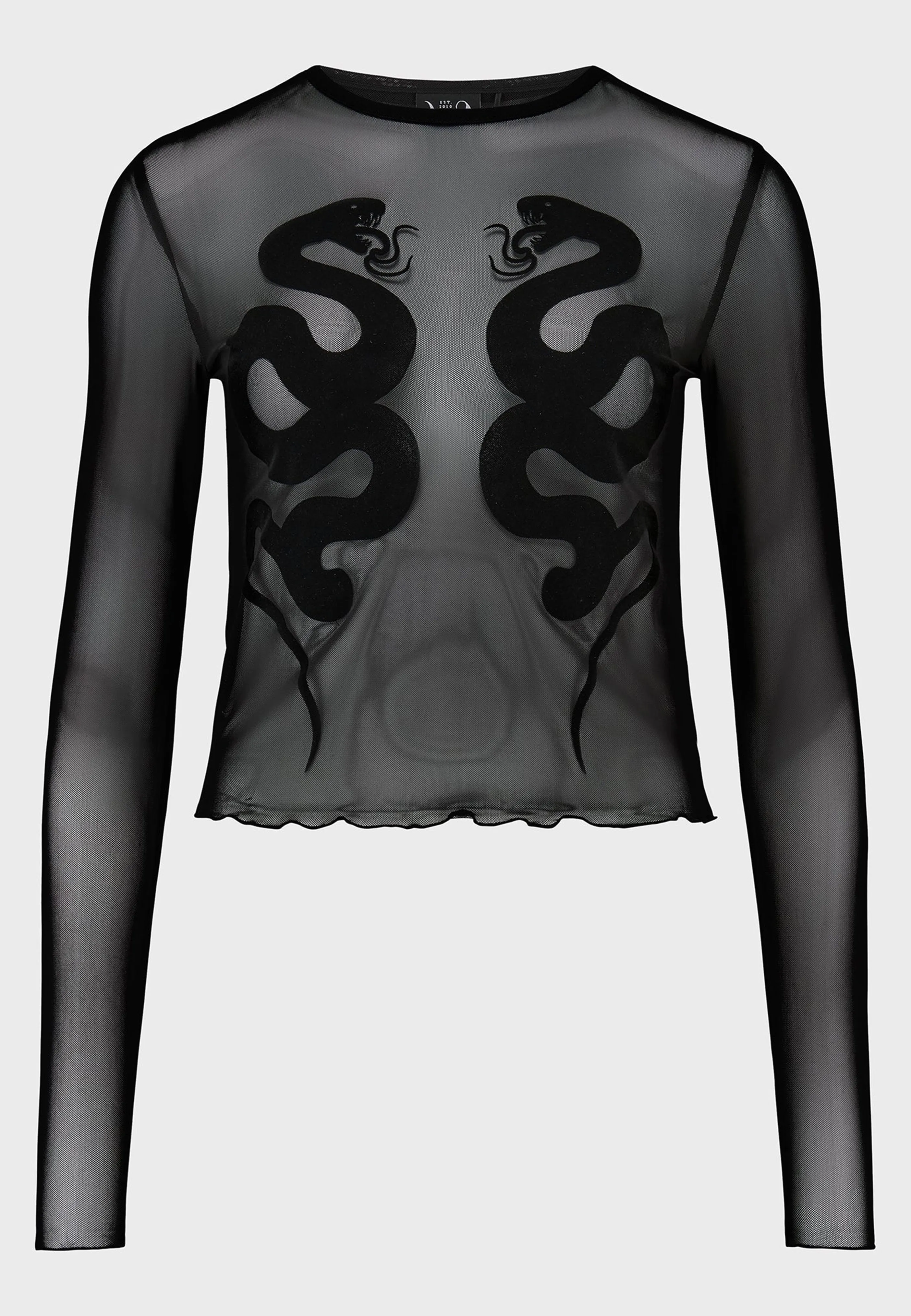 Seamless Fit Killstar x Moonbloom - Nightblossom Black - Top