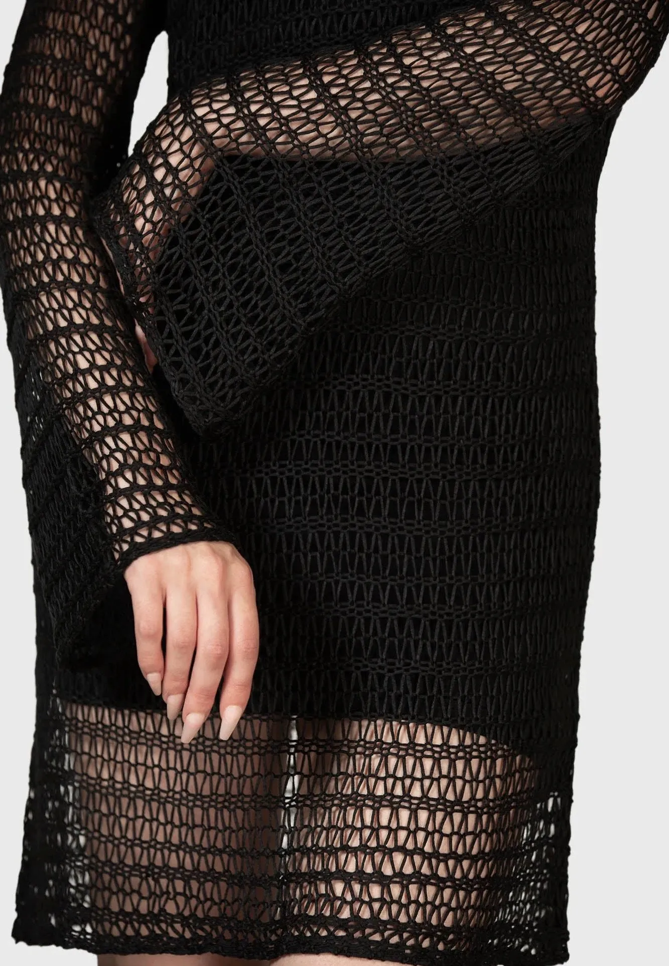 Seasonal Favorite Killstar - Rebecca's Rage Knit Black - Dress