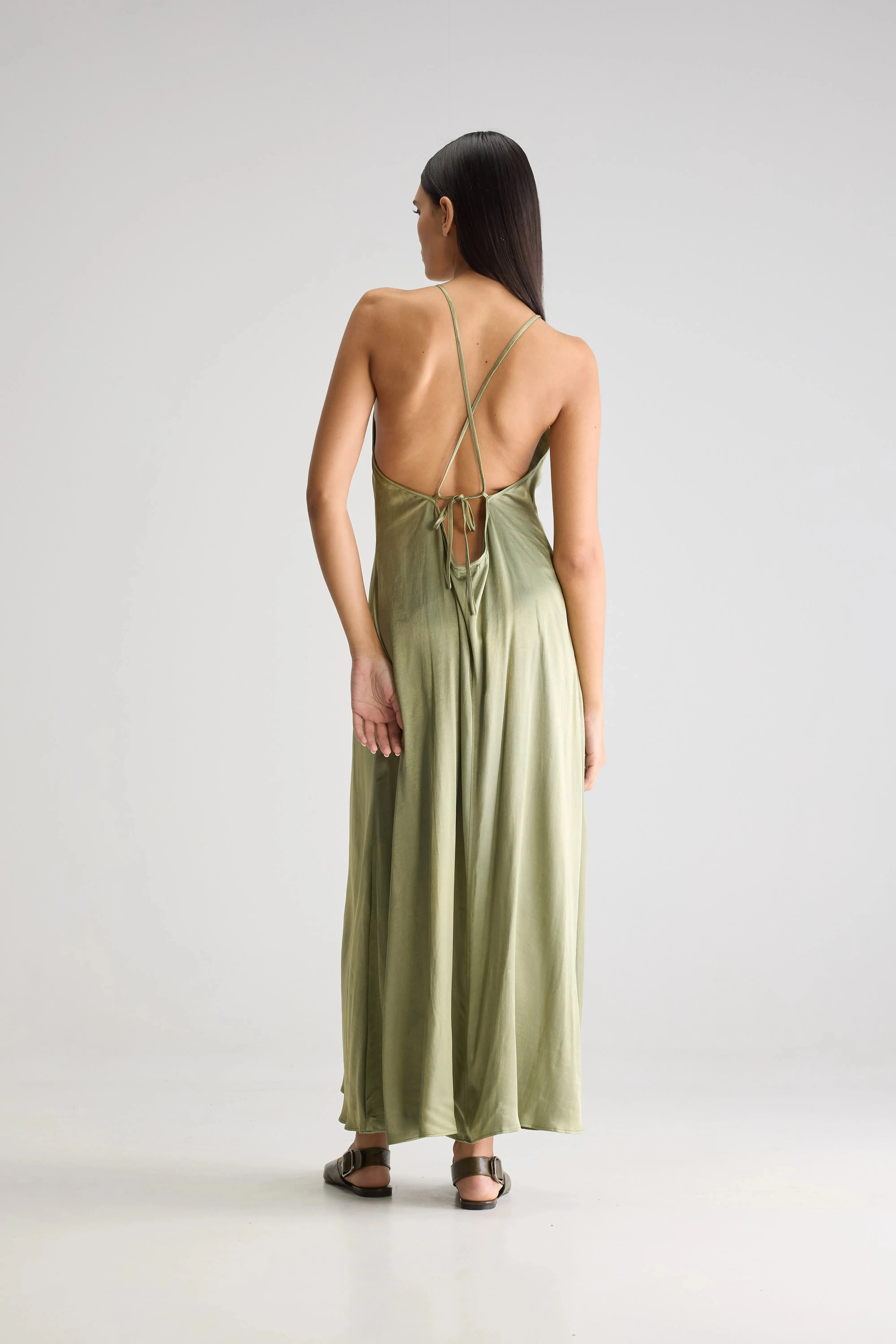 Shade long dress (251 / W / JEEP) Breathable Goods