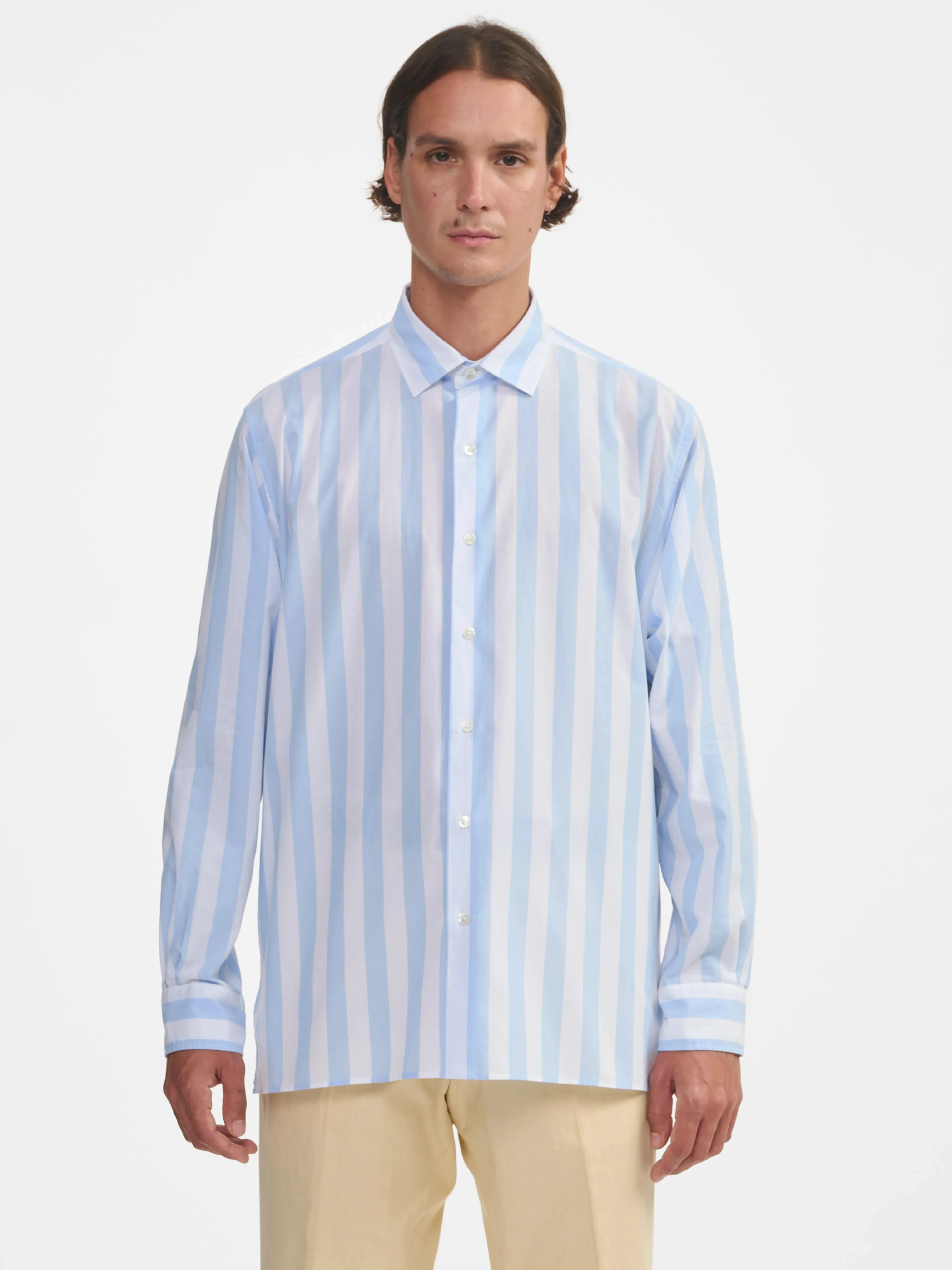 Sharp Accent folly shirt (241 / M / STRIPE A)