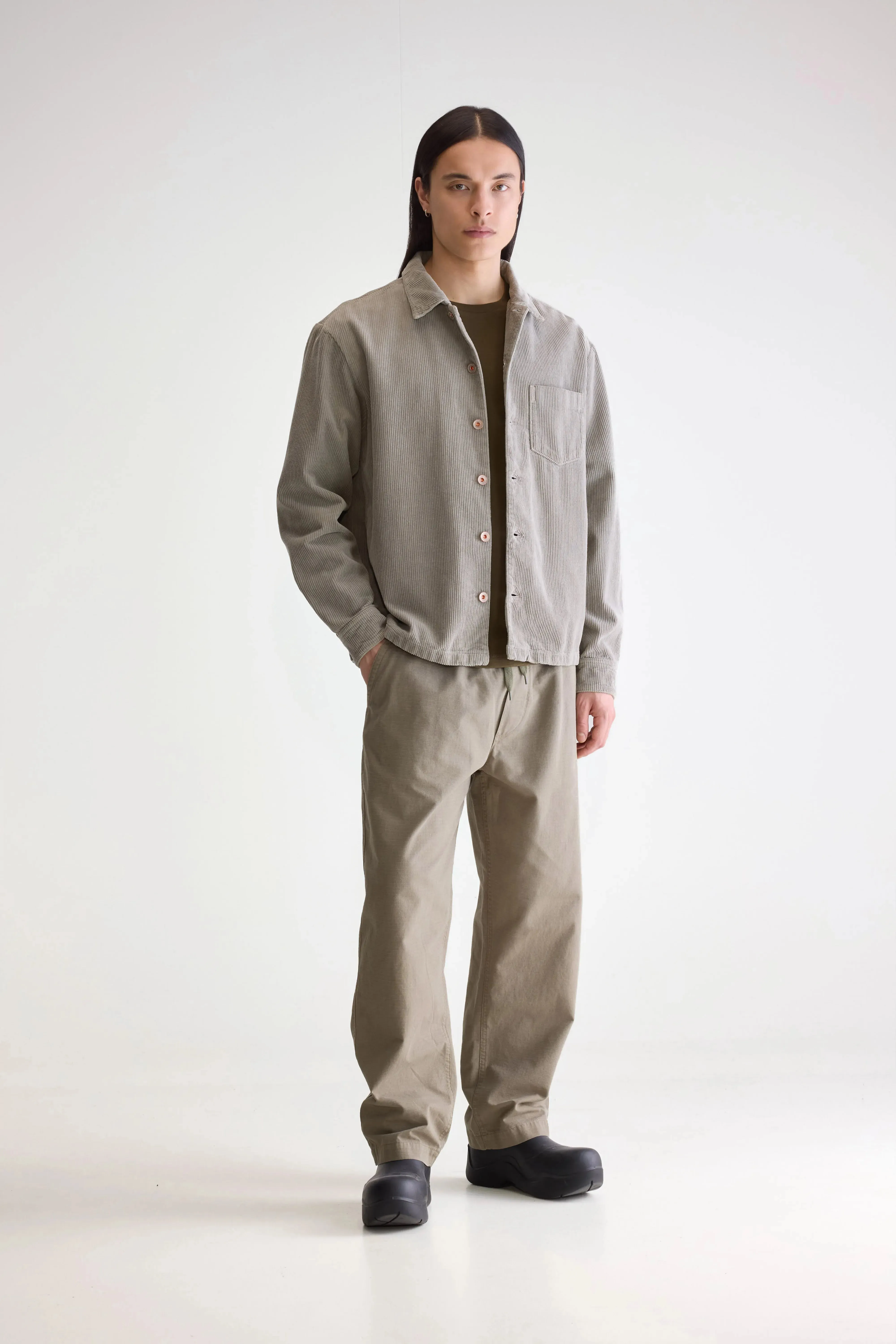 Sharp Chic Goney corduroy overshirt (252 / M / ROCK)