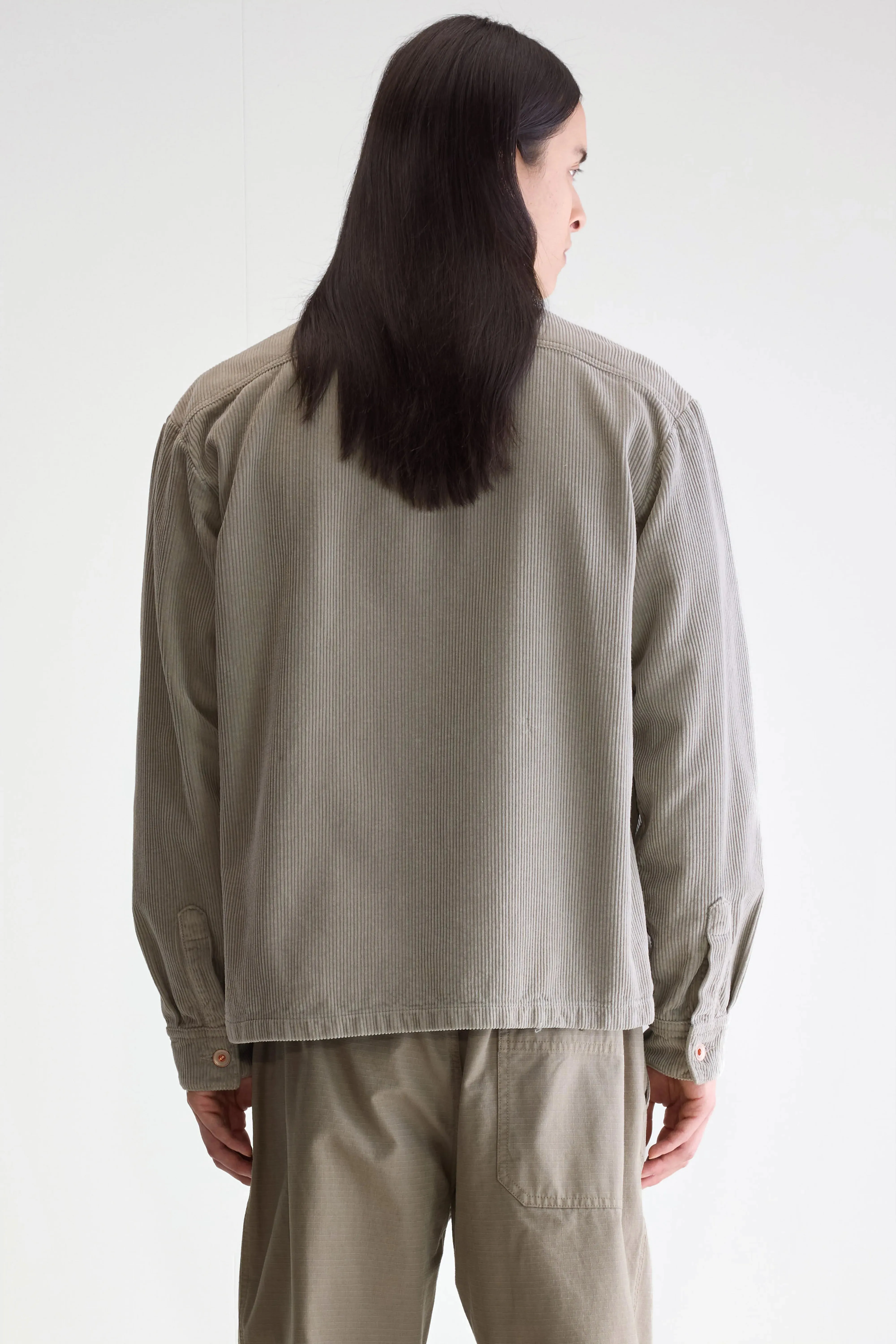 Sharp Chic Goney corduroy overshirt (252 / M / ROCK)