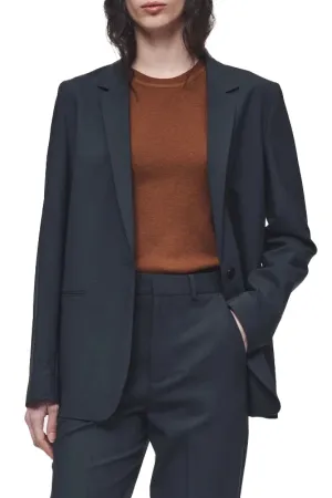 Quilted Pattern Perfect Slate Blazer