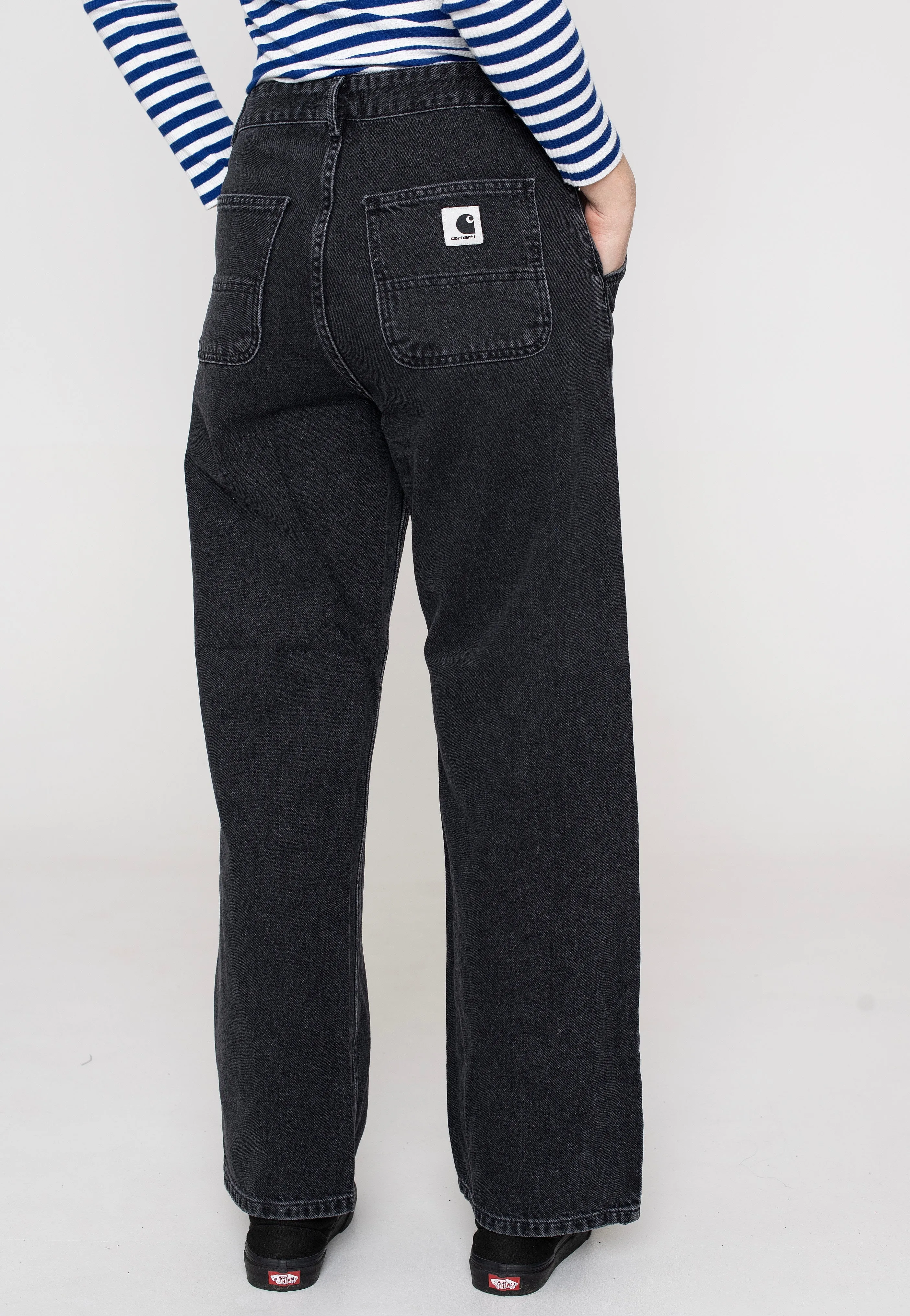 Sharp Profile Carhartt WIP - W' Simple Stone Washed Black - Jeans