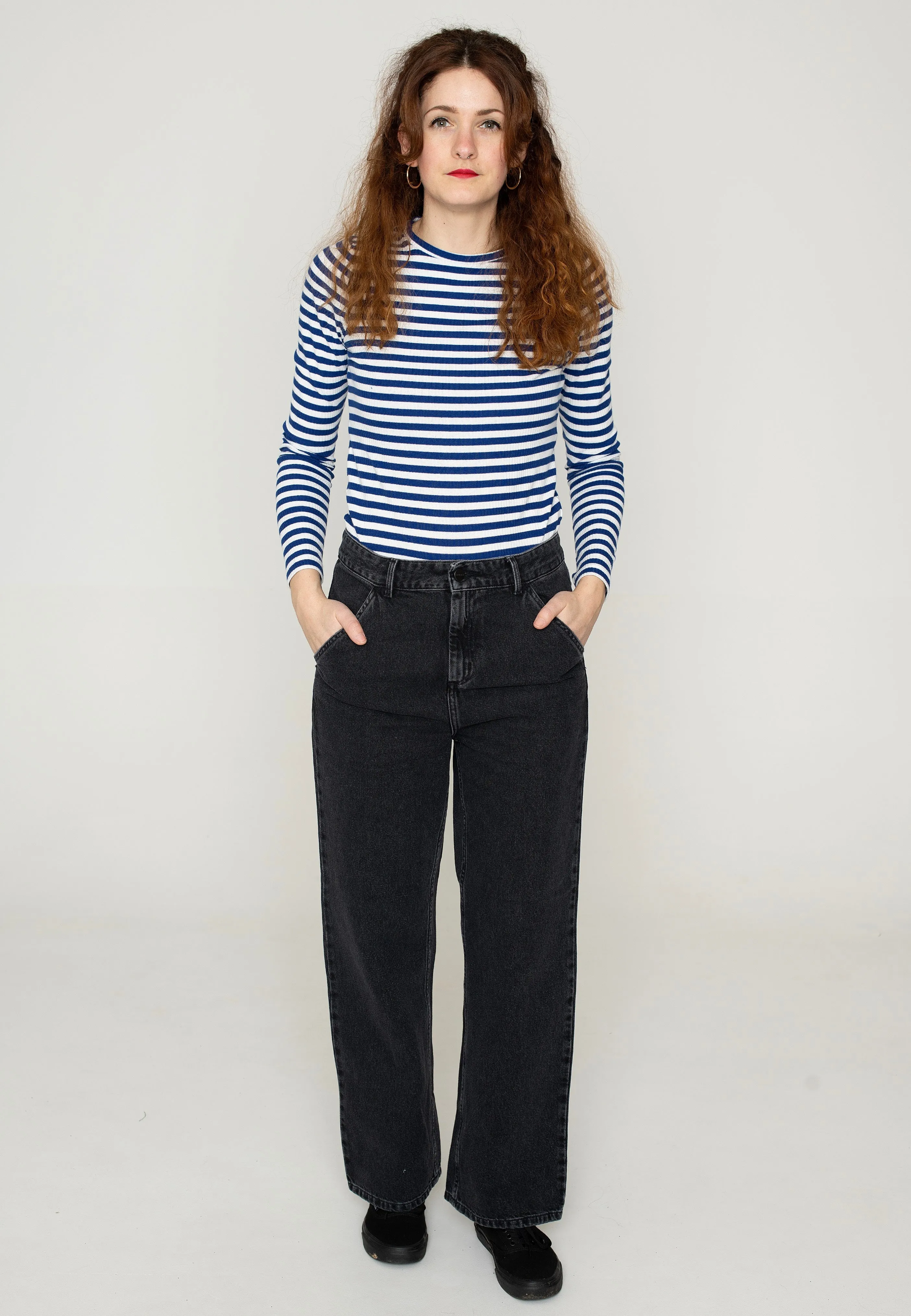 Sharp Profile Carhartt WIP - W' Simple Stone Washed Black - Jeans