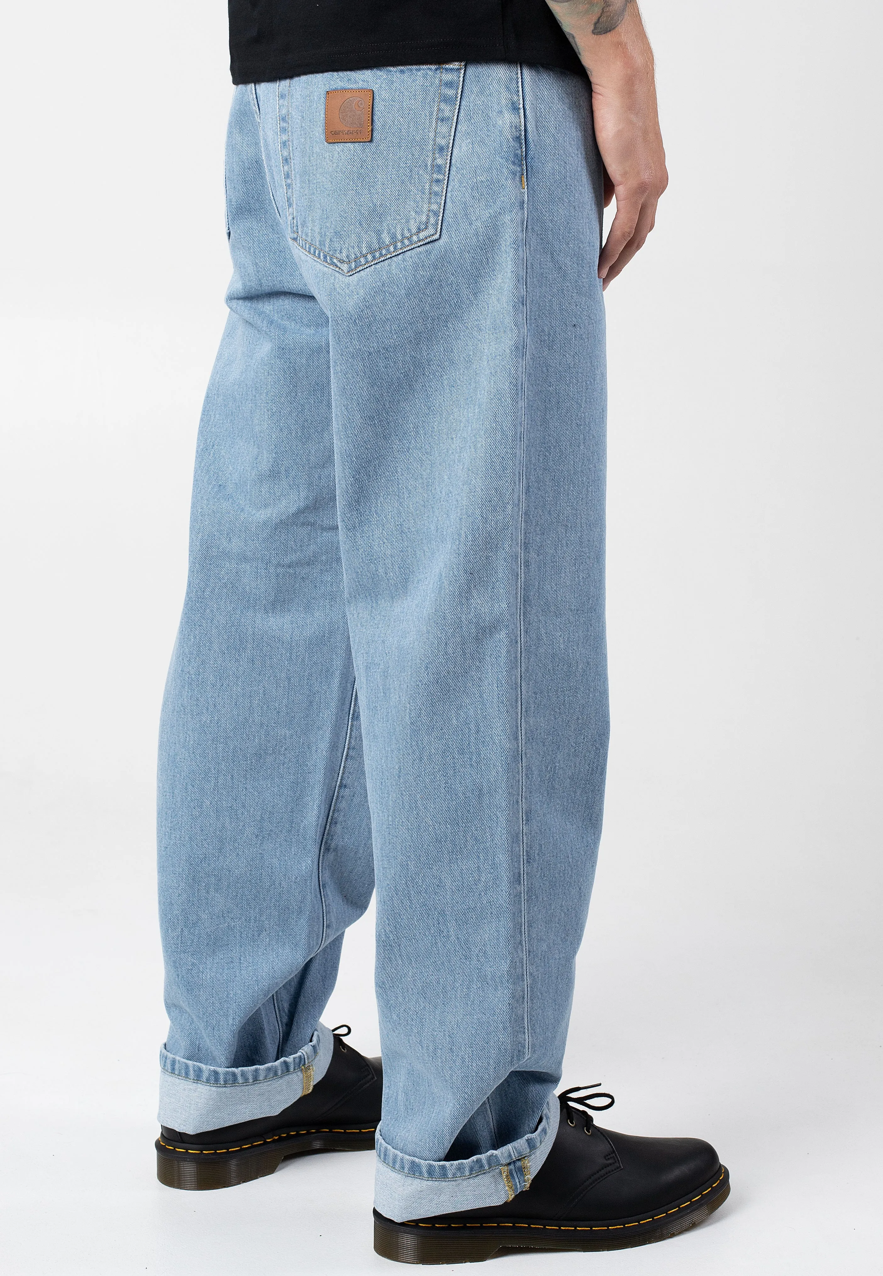Sharp Silhouette Carhartt WIP - Aaron Stone Bleached Blue - Jeans