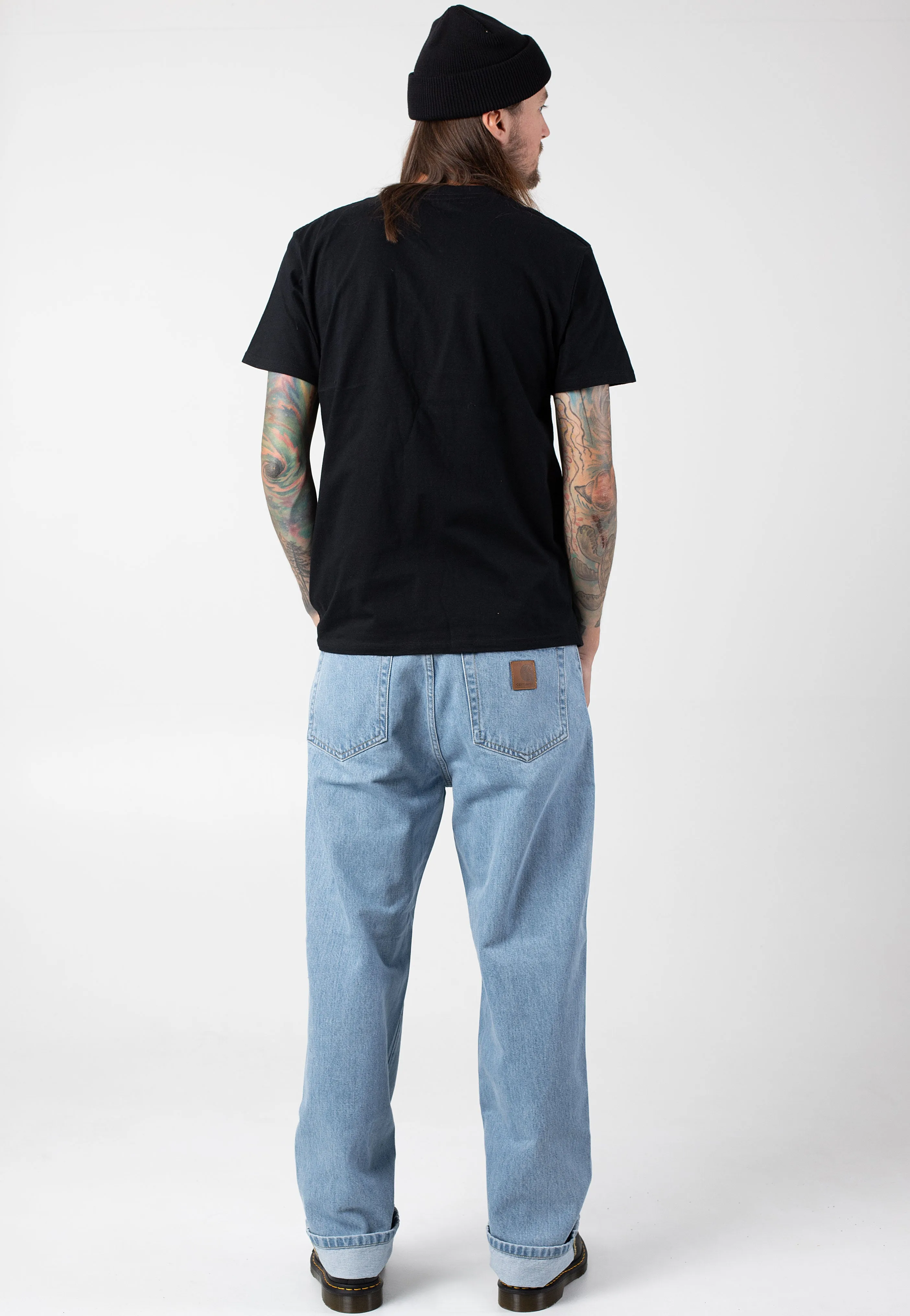 Sharp Silhouette Carhartt WIP - Aaron Stone Bleached Blue - Jeans