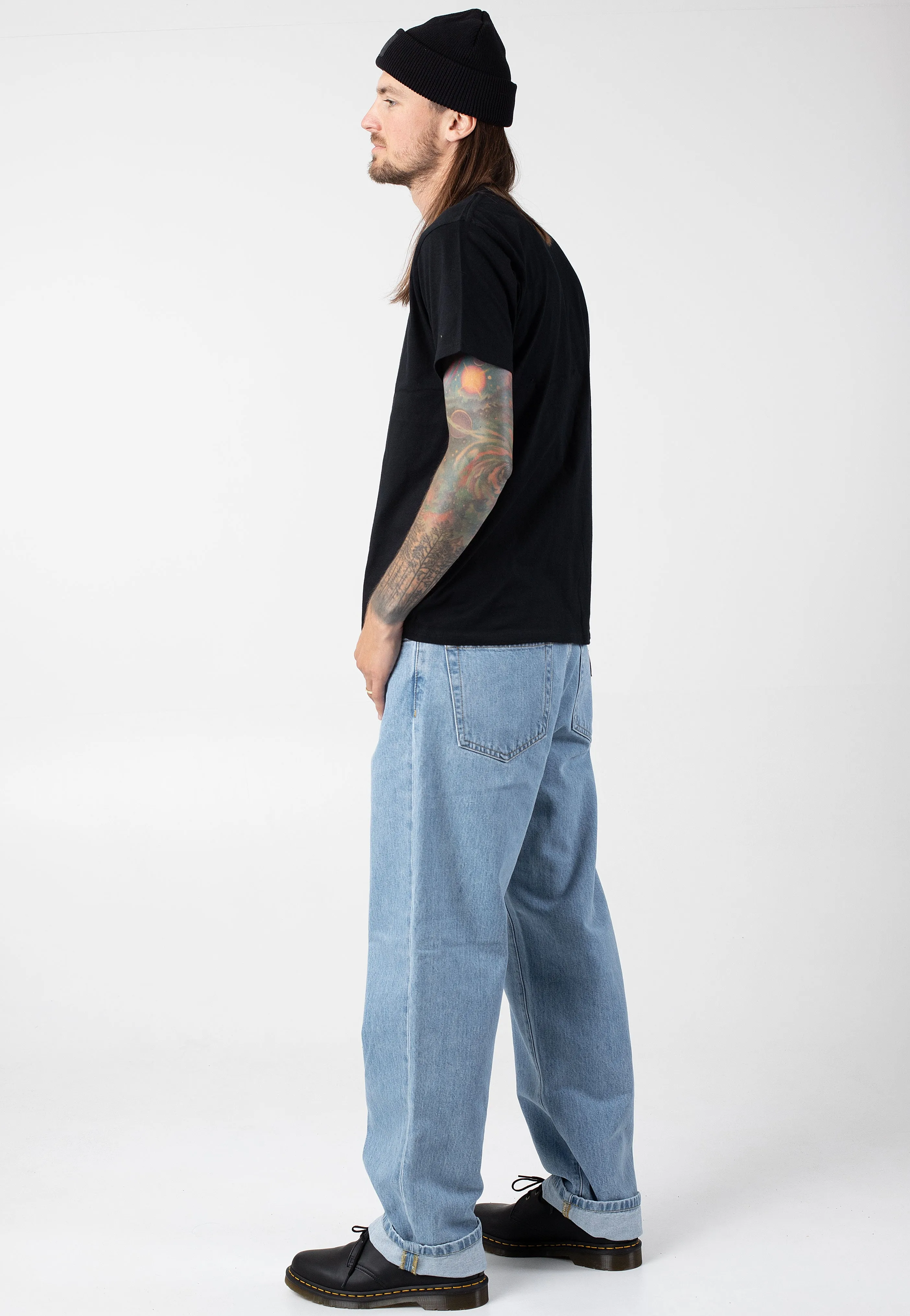 Sharp Silhouette Carhartt WIP - Aaron Stone Bleached Blue - Jeans