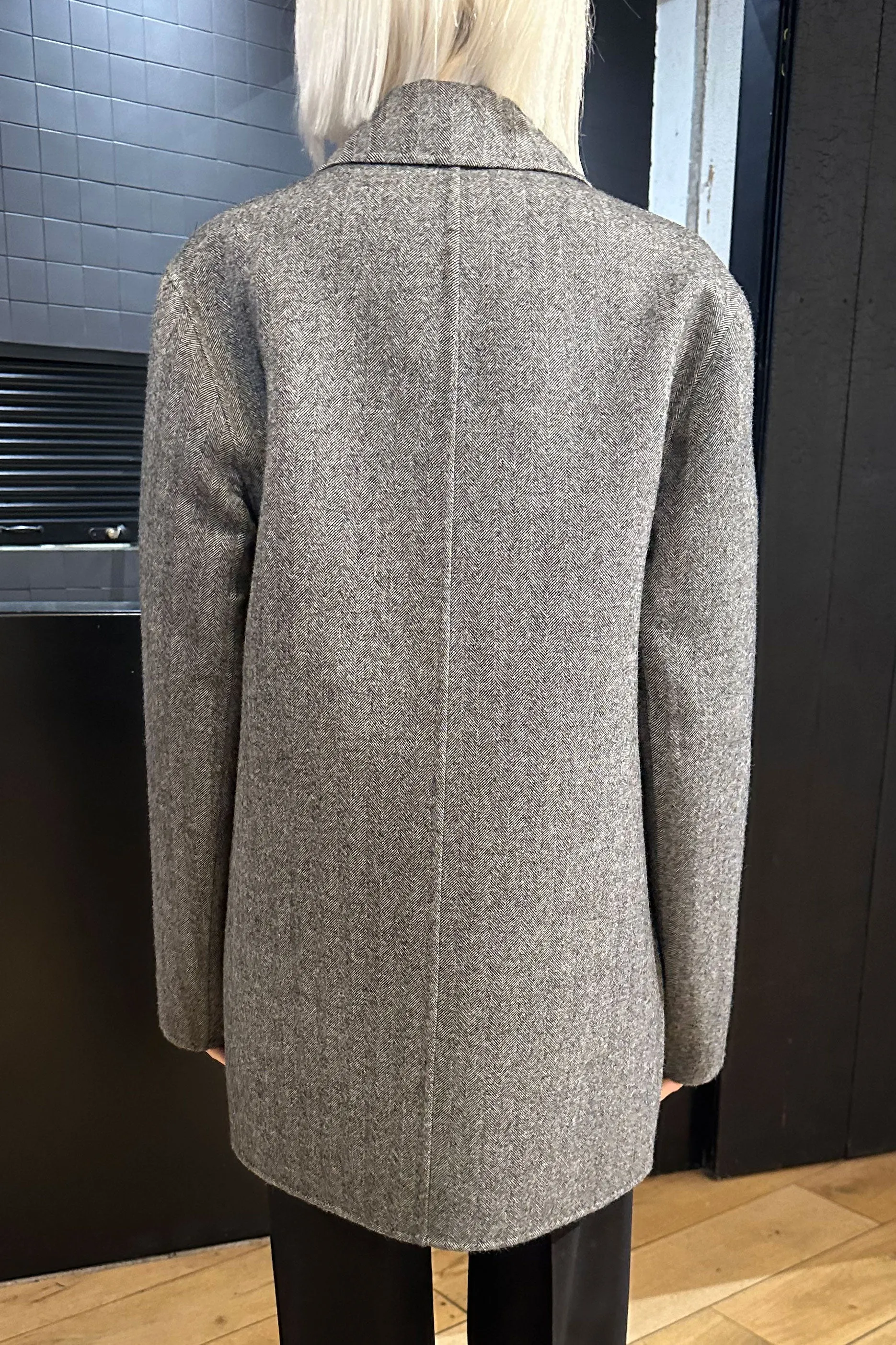 Sharp Style Spinato Grigio DB Coat