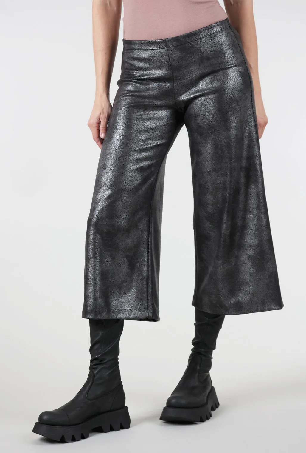 Shimmer Stephie Pant, Silver Chic Fit