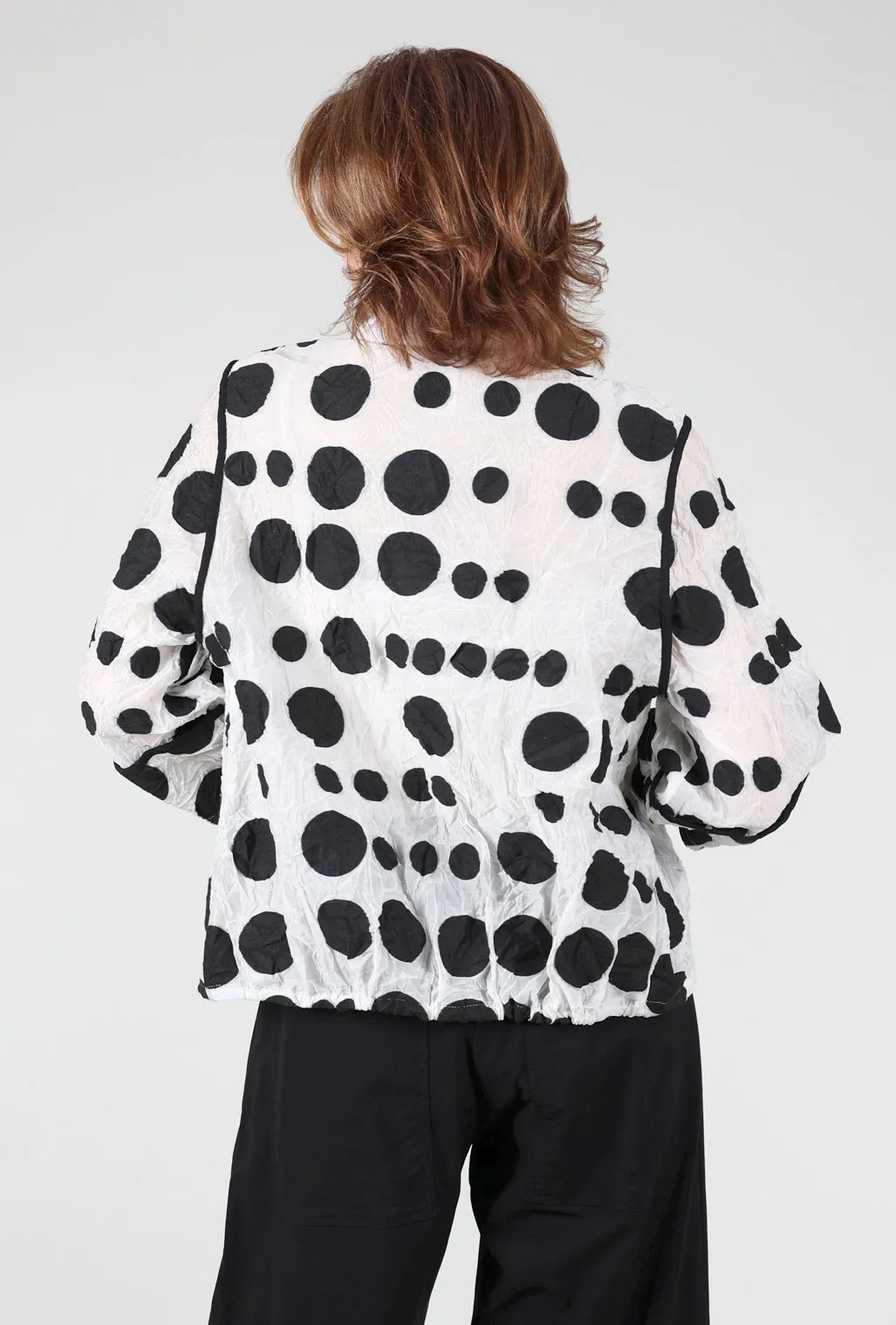 Shot of Red Jacket, White/Black Chill Season Edge