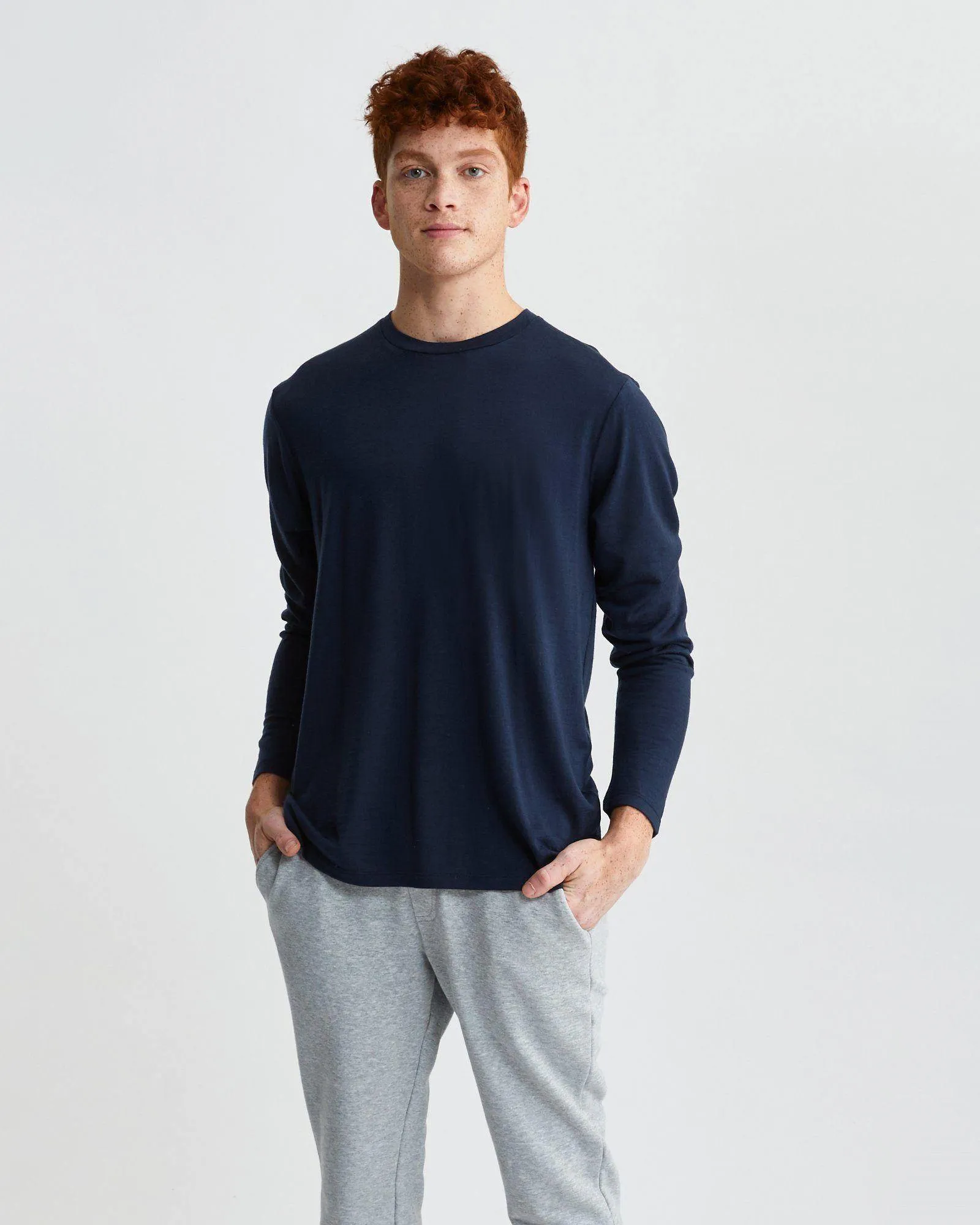 M's Traveler Merino LS Tee Spring - wear Dry climate