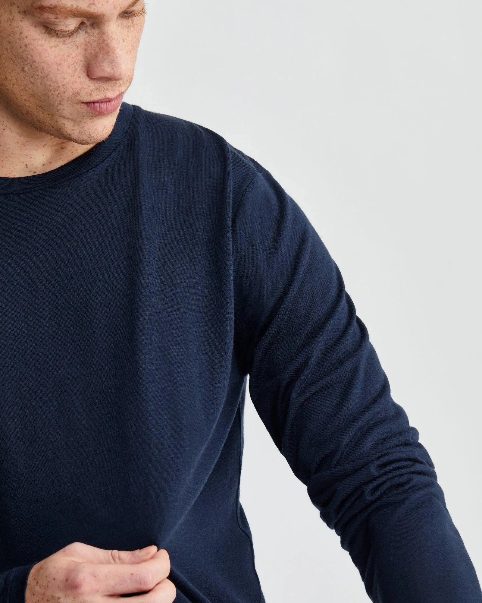 Shrink proof M's Traveler Merino LS Tee