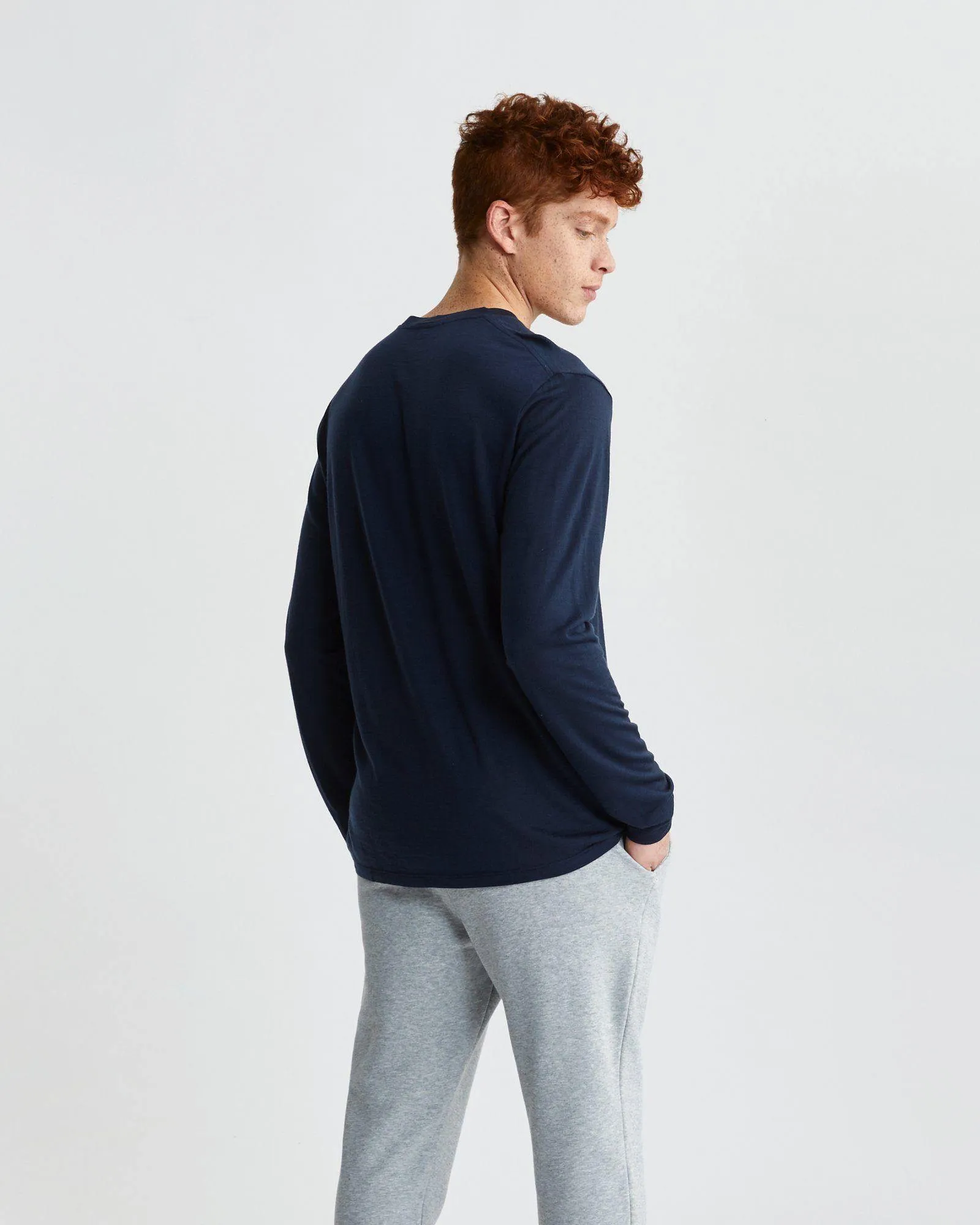 Shrink proof M's Traveler Merino LS Tee