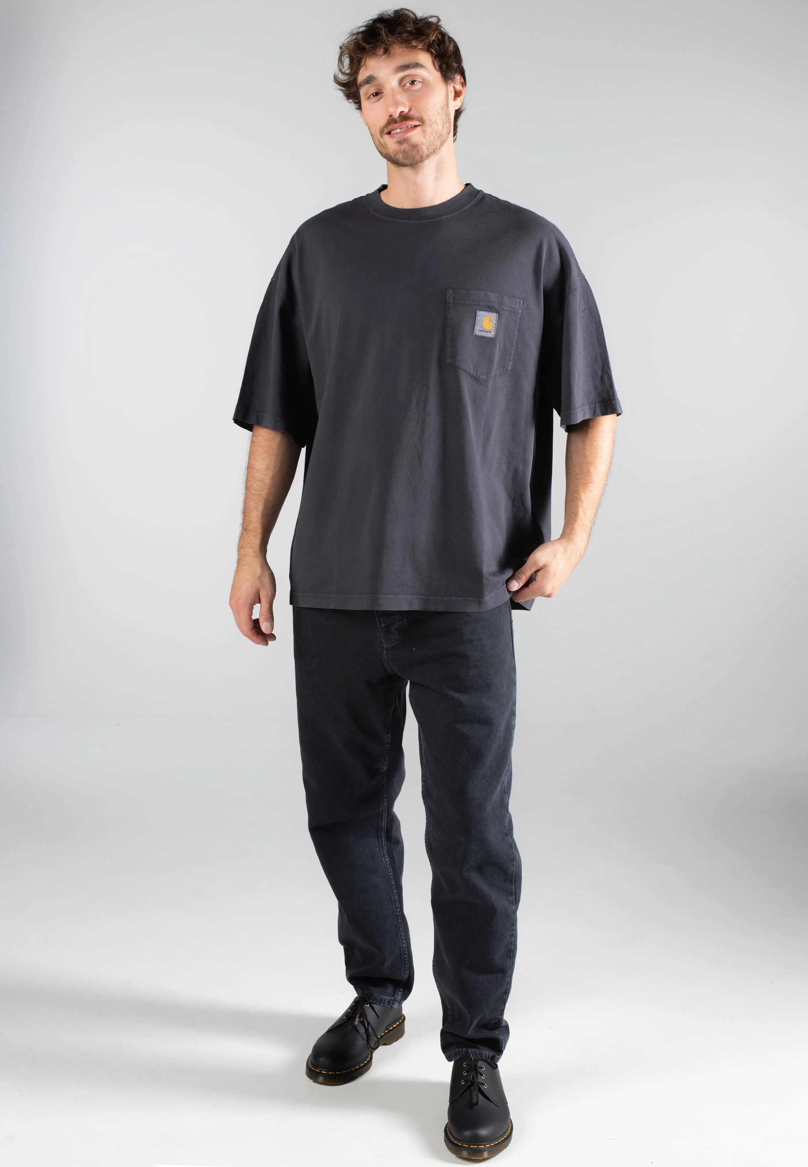 Signature - iconic Carhartt WIP - Hudson Pocket Black - T-Shirt