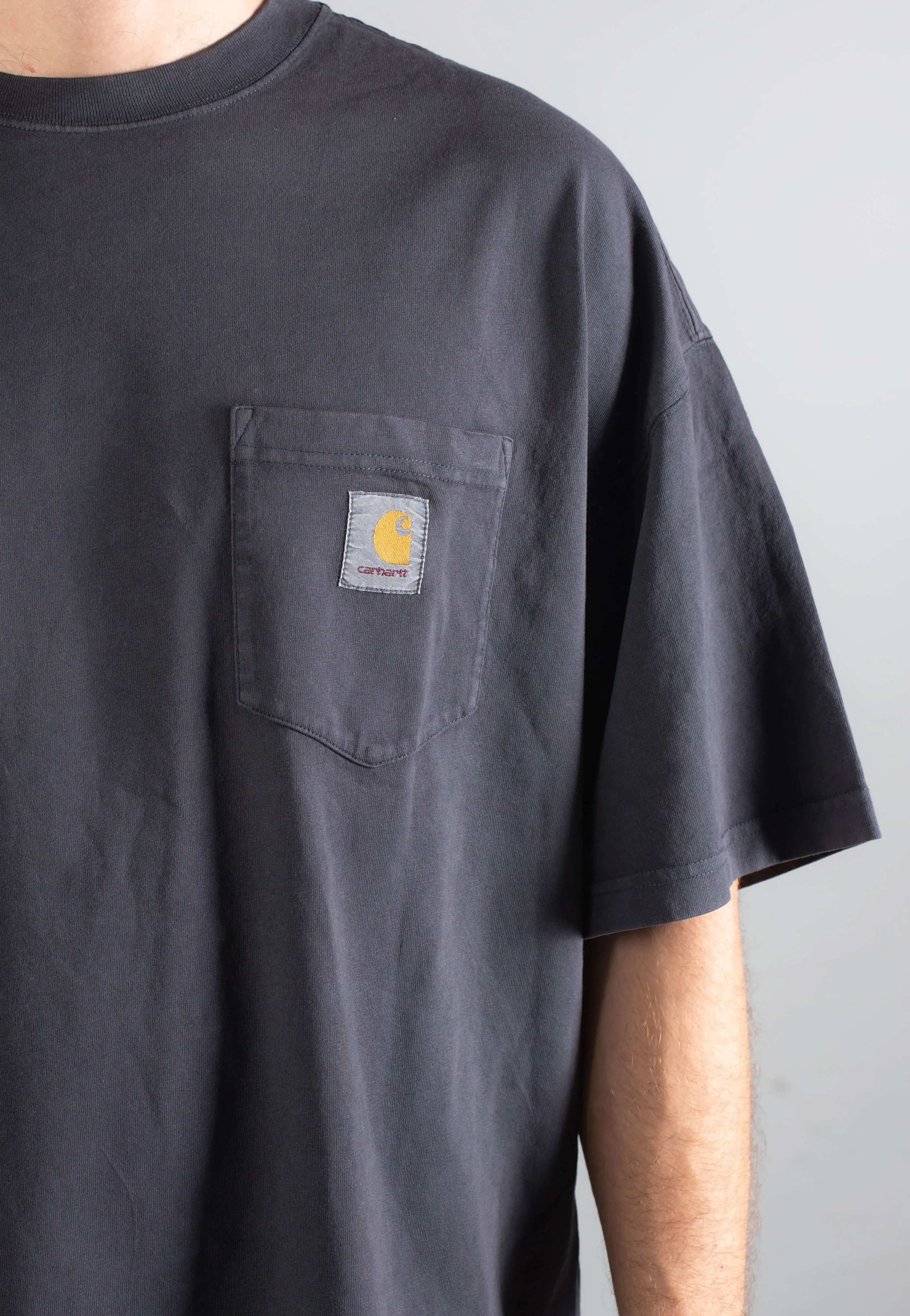Signature - iconic Carhartt WIP - Hudson Pocket Black - T-Shirt