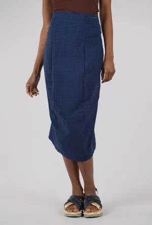 Blogger Favorite Signature Stretch Slim Skirt, Navy Check
