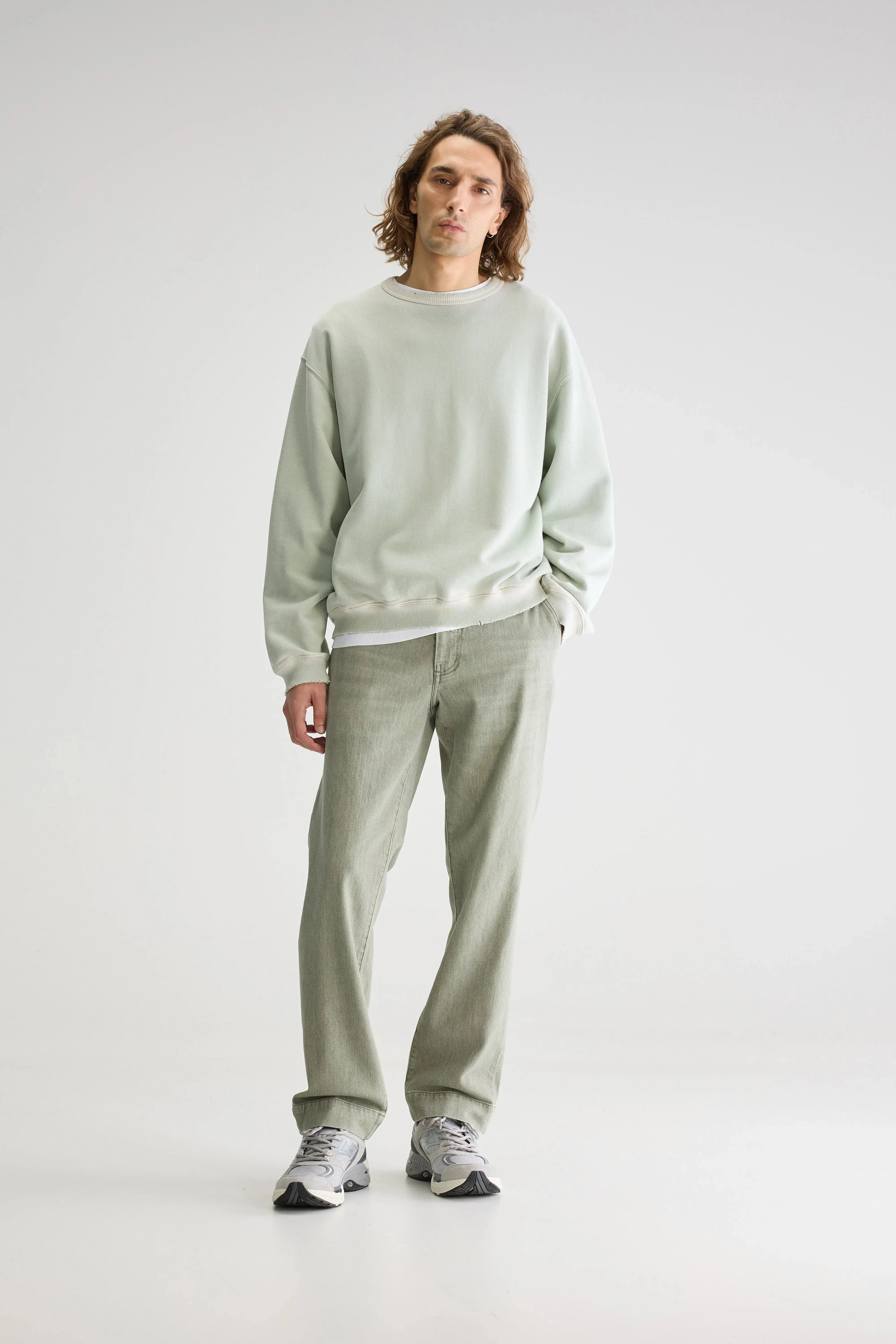 Signature styles Fabien crewneck sweatshirt (251 / M / CELADON)