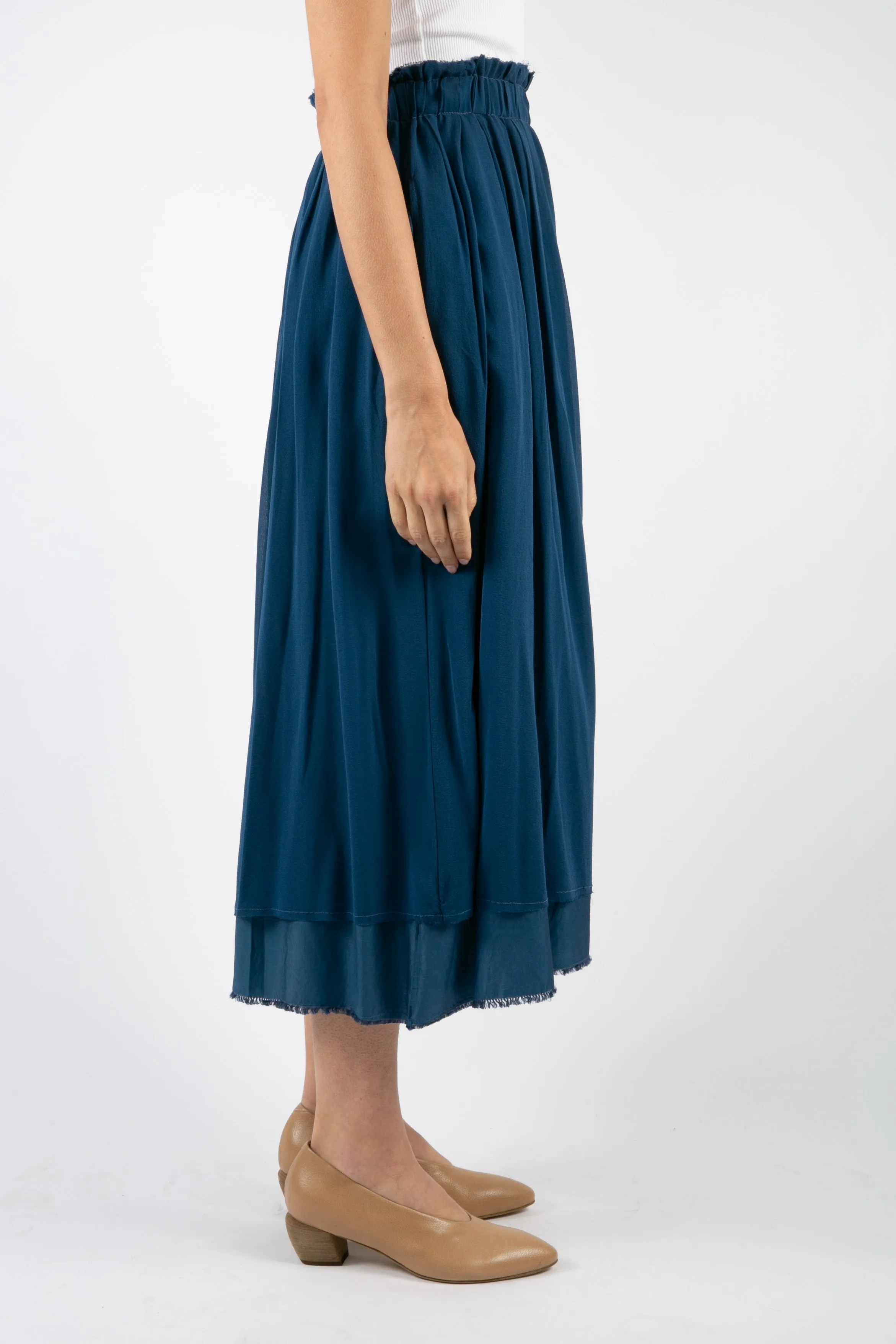 Silk Marino Skirt Gloss Organza