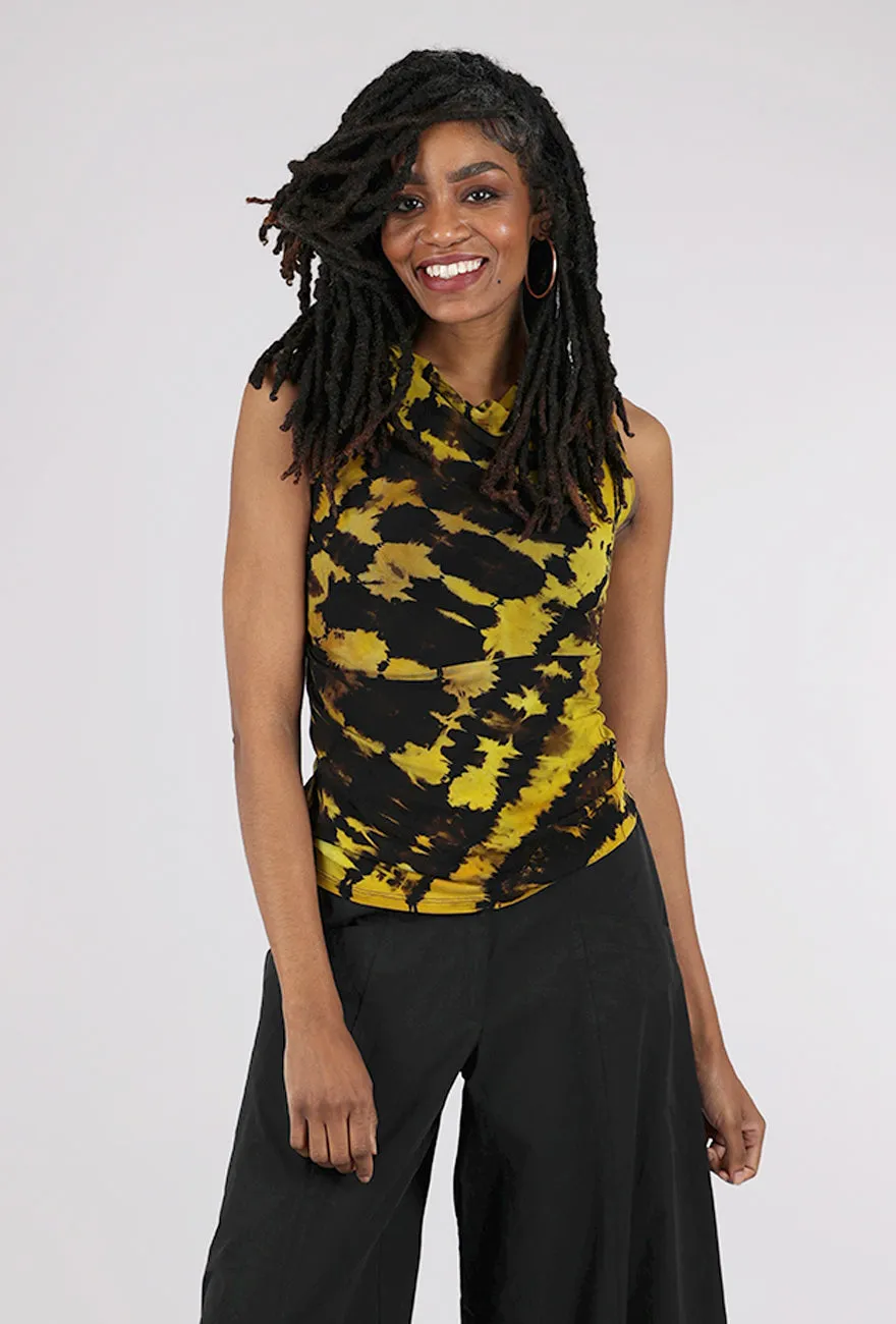 Comfortable Wear Smooth Pinch Tank, Spiral Yellow