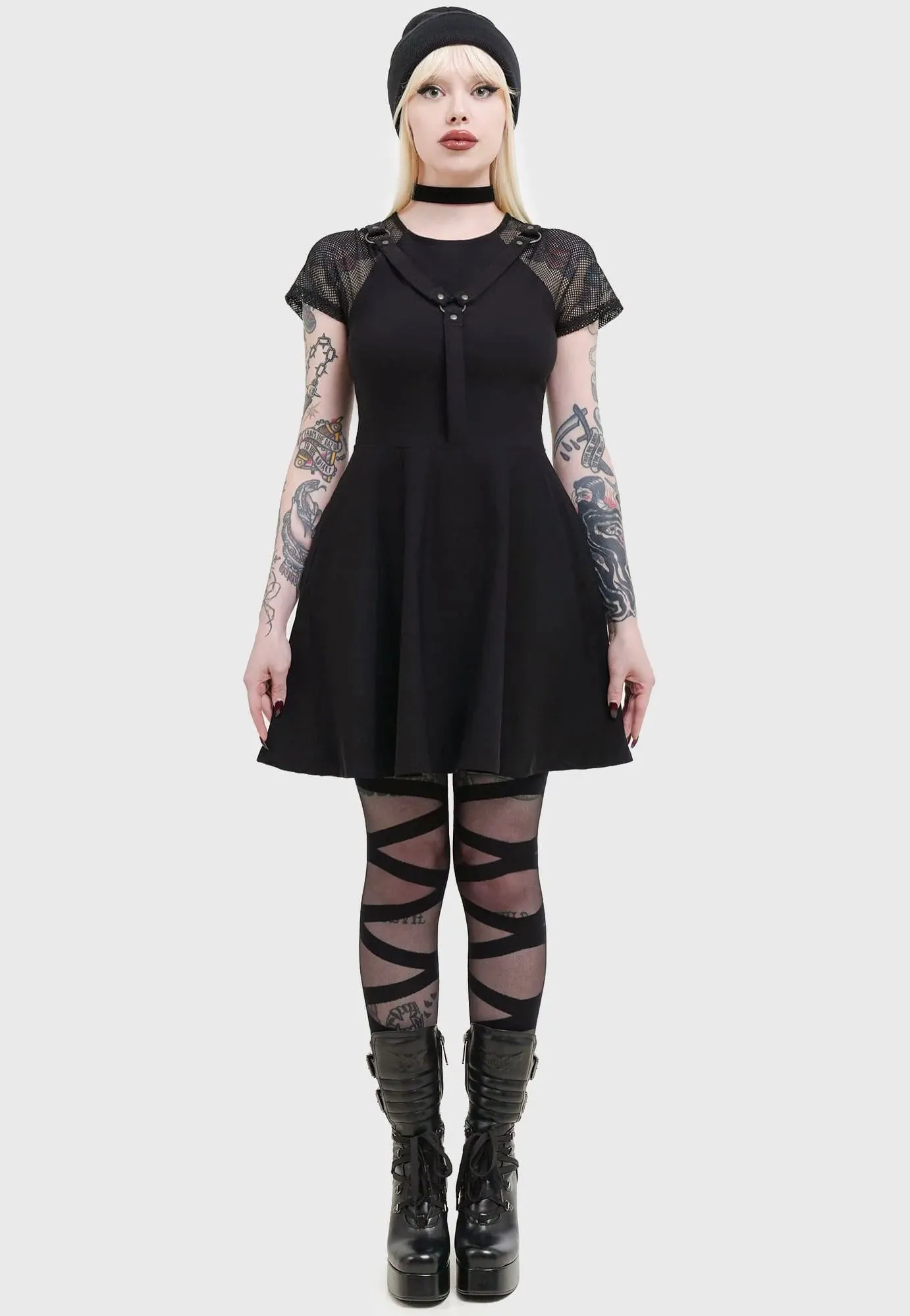 Simple Attire Killstar - Night Dusk Black - Dress
