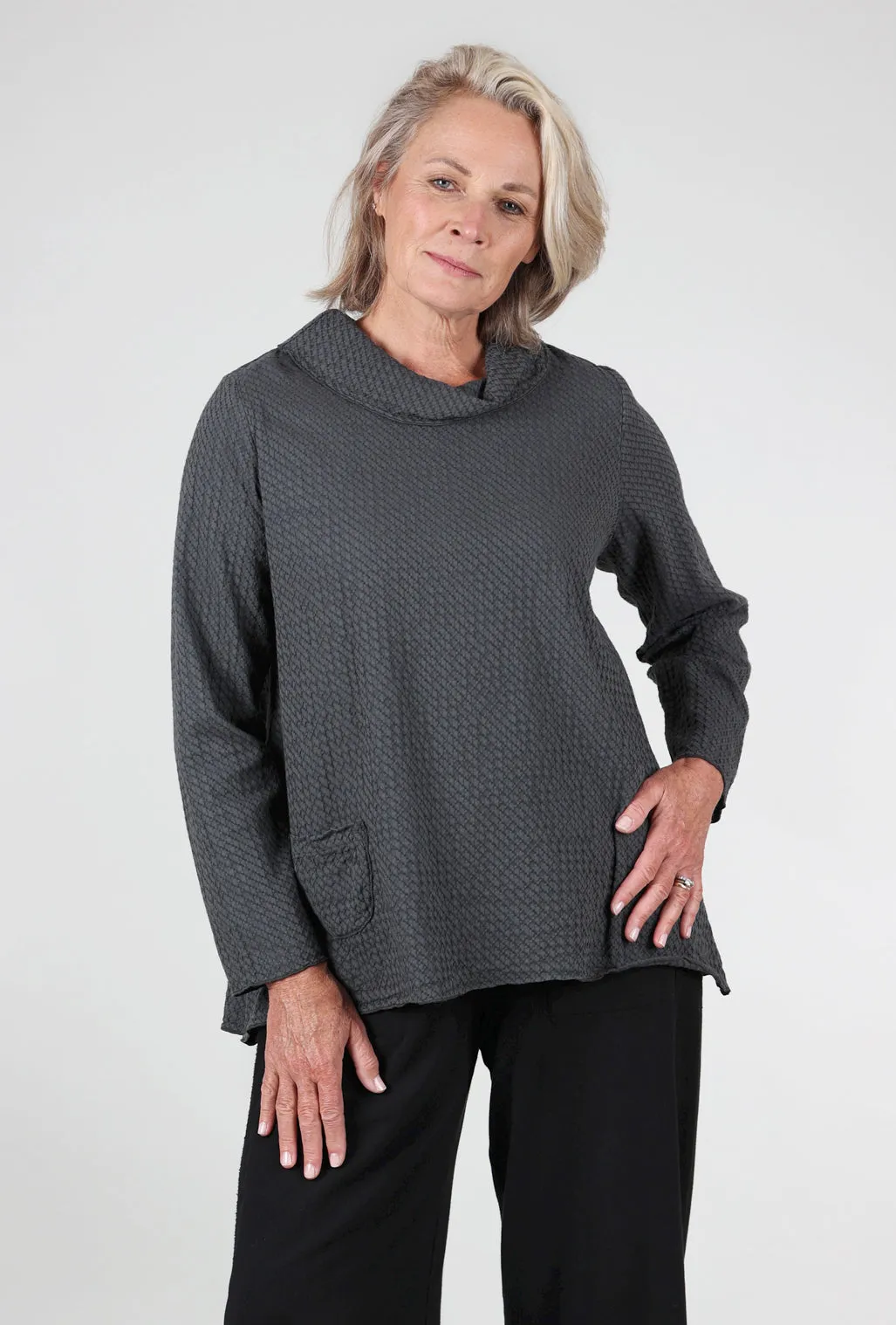 Simple Comfort Honeycomb Pocket Top, Iron
