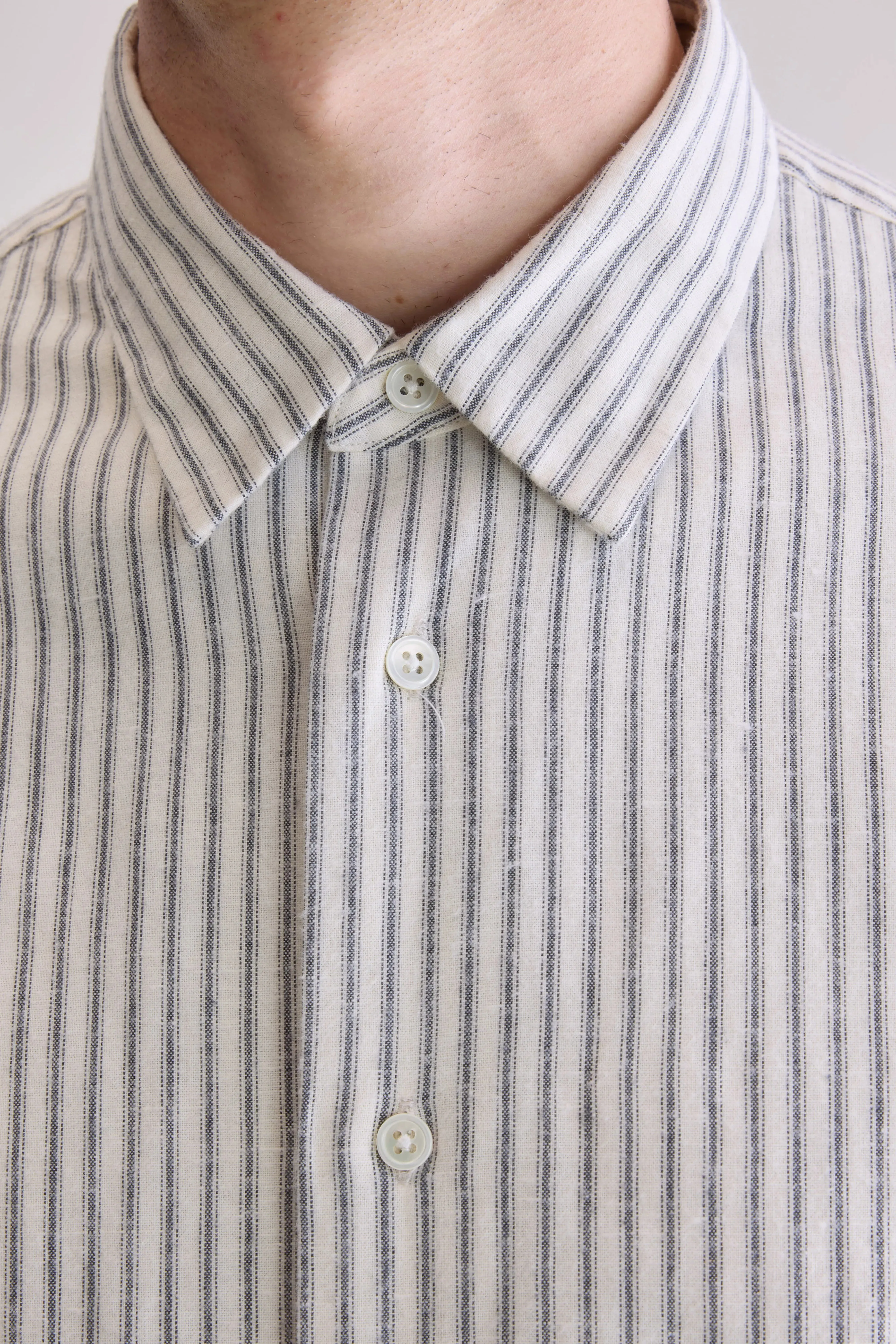 Simple Elegance Flip relaxed shirt (252 / M / STRIPE G)