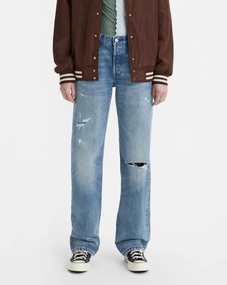 Levi's Womens 501 90's Relaxed Straight Fit Jeans - Twisted Sister Selvedge | Levi's Jeans | JEANSTORE