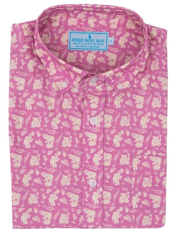 Simplistic Design Pink Elephants: Weekender - Pink