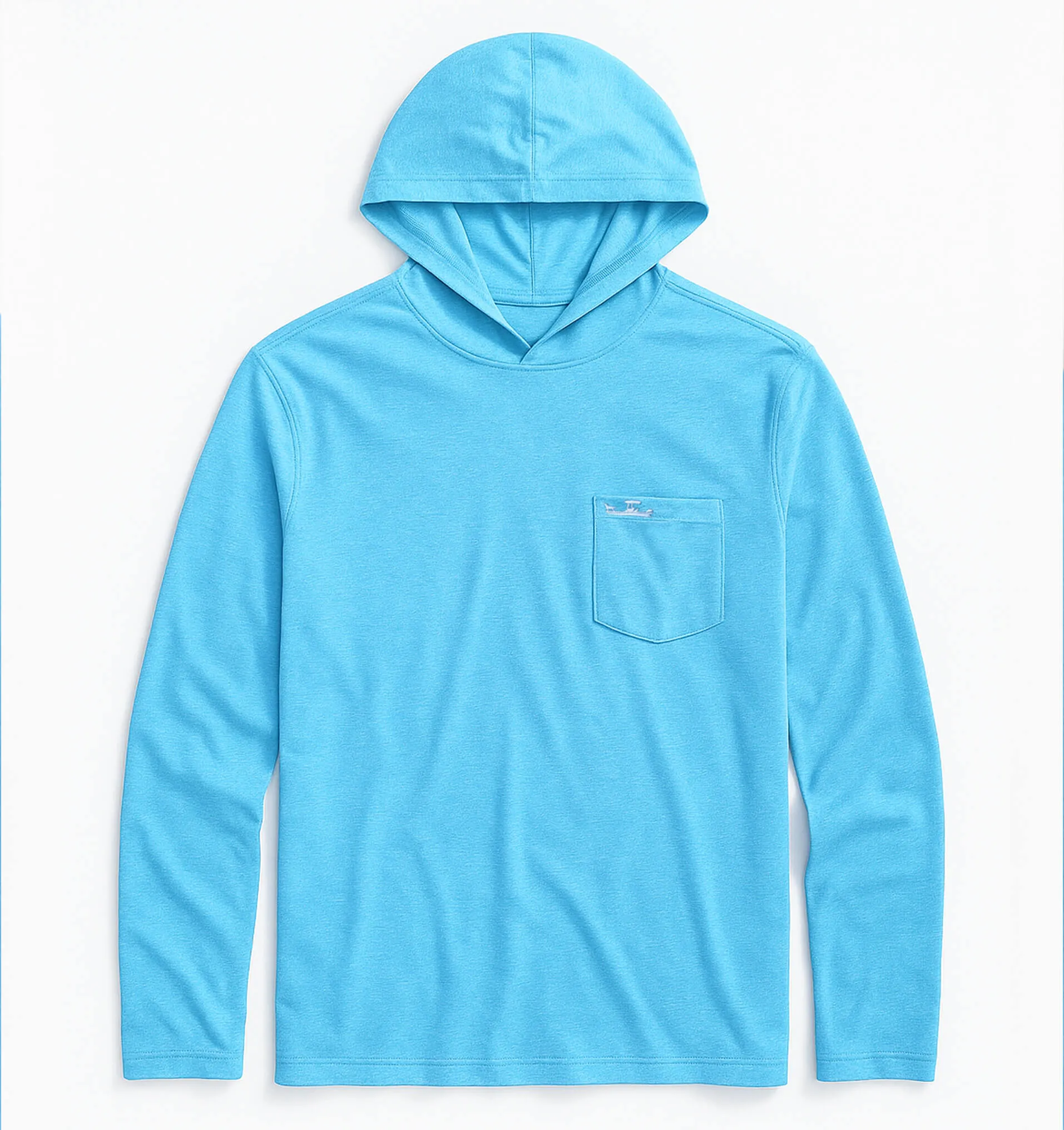 Skiff Dogs: Ocean Flex Hoodie - Ballast Key Blue Striped Classic