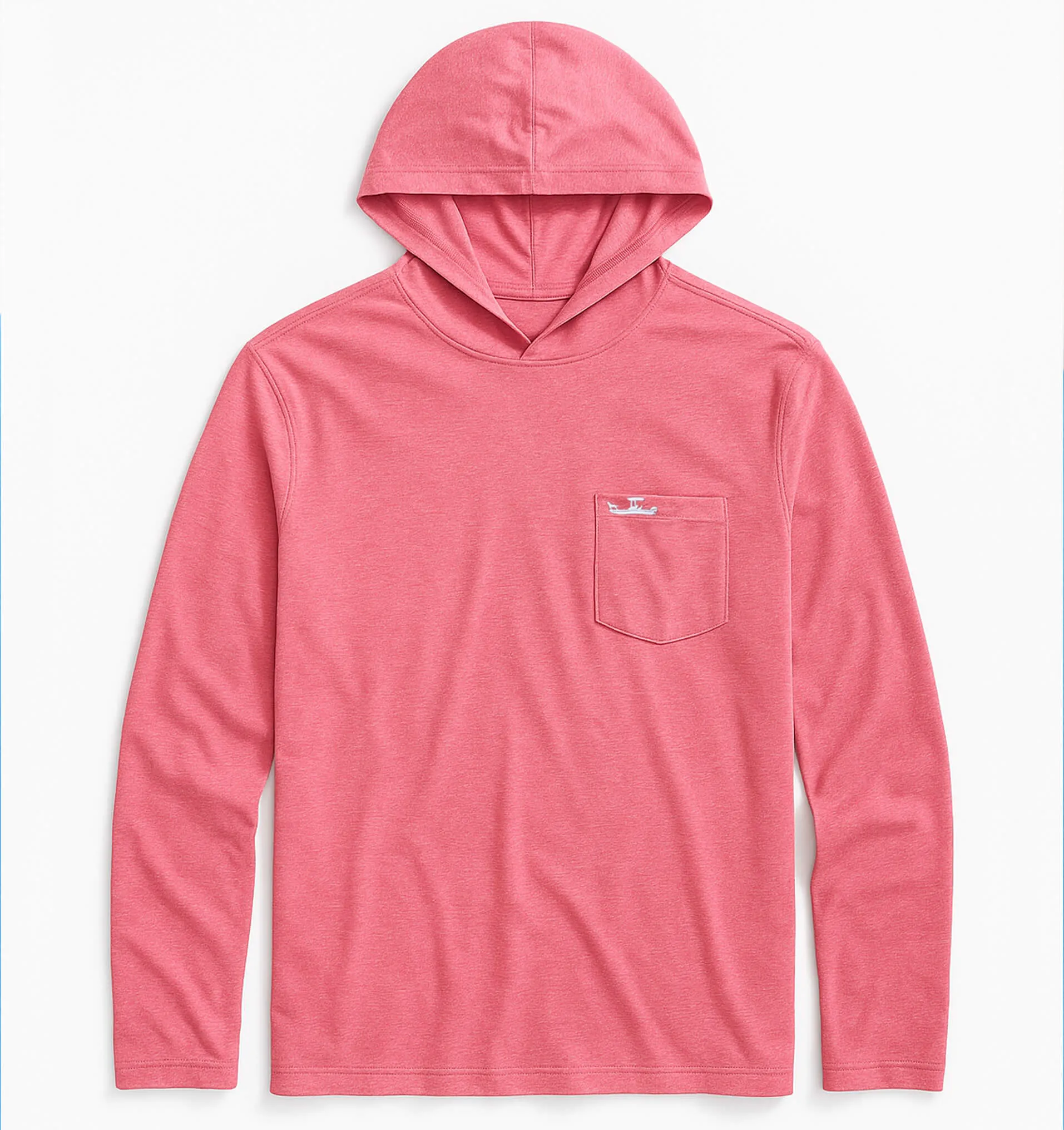 Skiff Dogs: Ocean Flex Hoodie - Sea Coral Raglan Sleeve