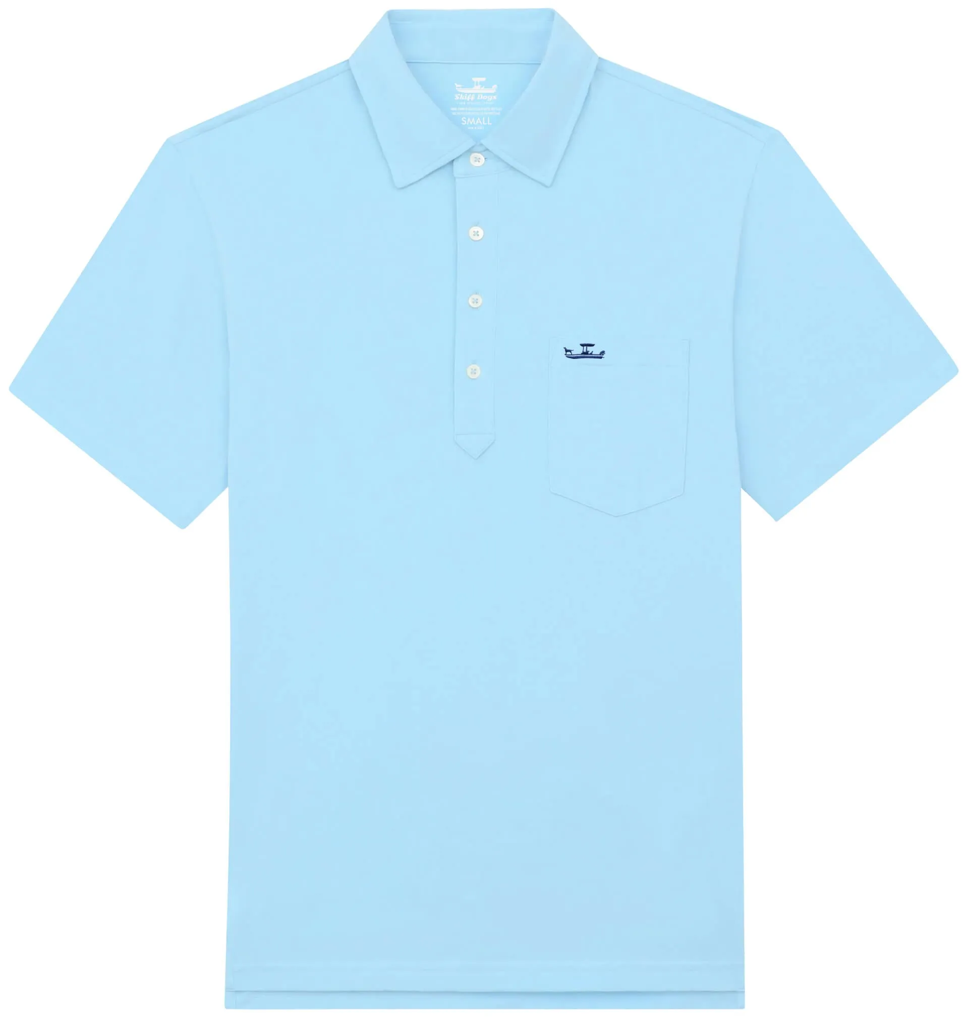 Skiff Dogs: Upcycled Surf Polo - Tidal Ergonomic Fit