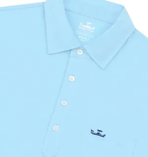 Skiff Dogs: Upcycled Surf Polo - Tidal Durable Fabric