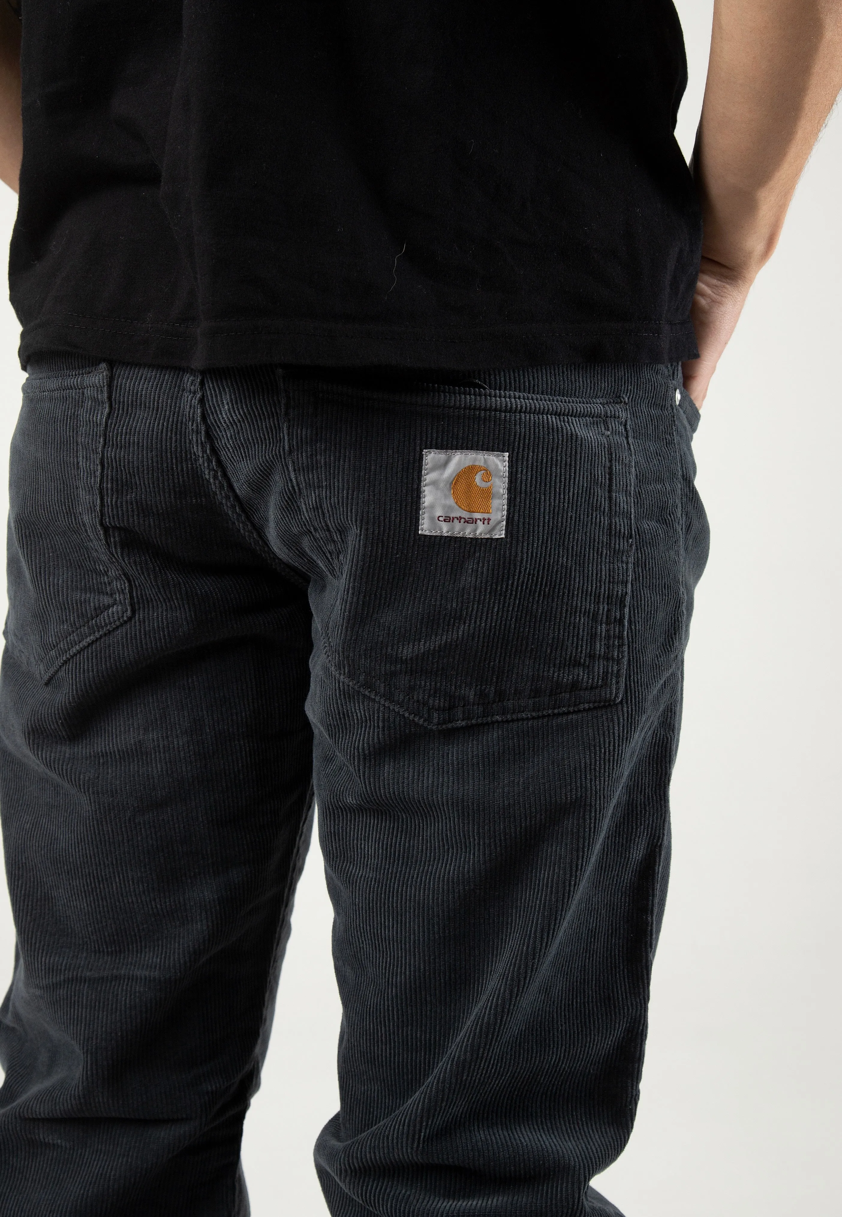 Sleek Fit Carhartt WIP - Klondike Rinsed Blacksmith - Pants