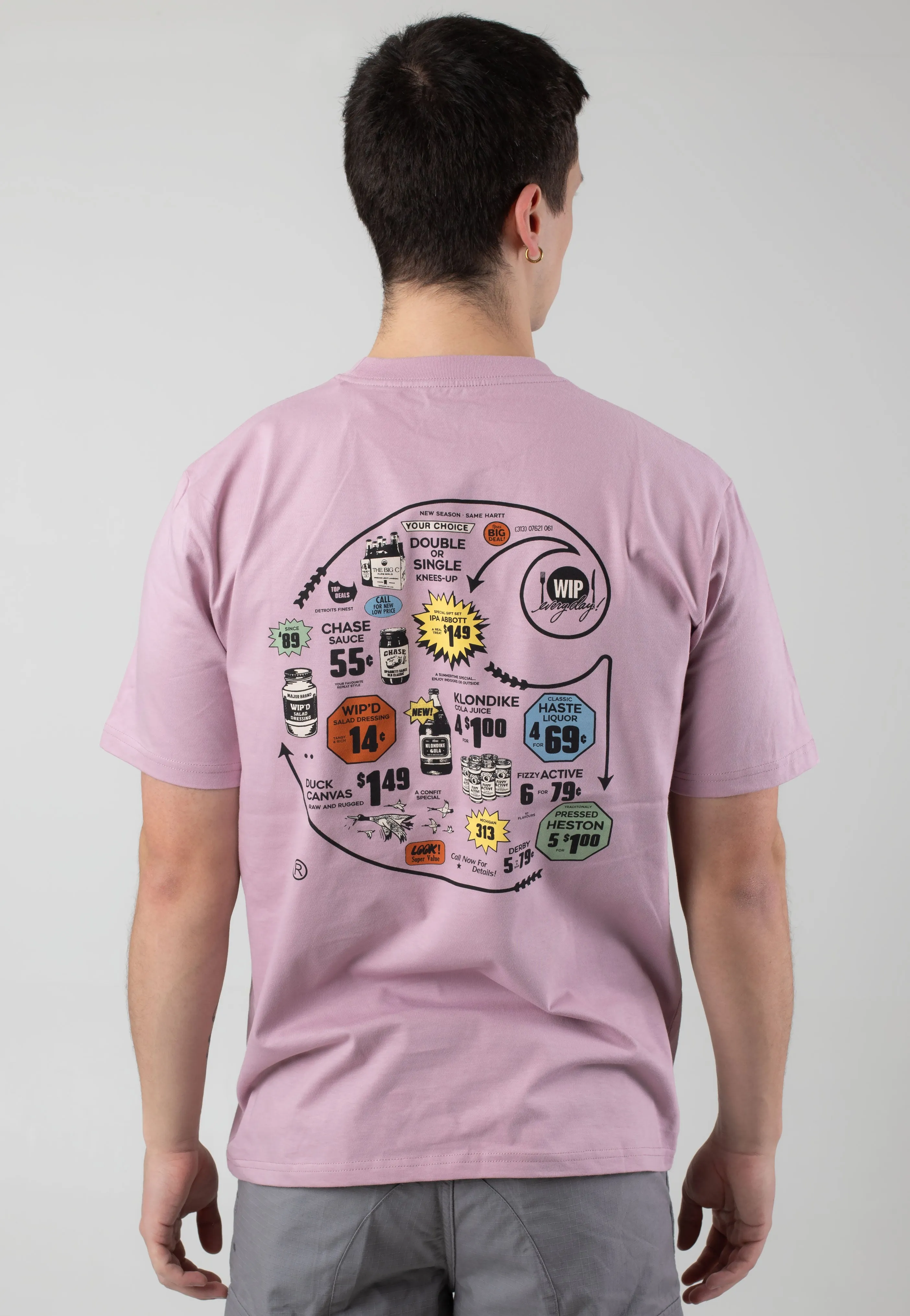 Sleek Look Carhartt WIP - Catalogue C Logo Hortensia - T-Shirt