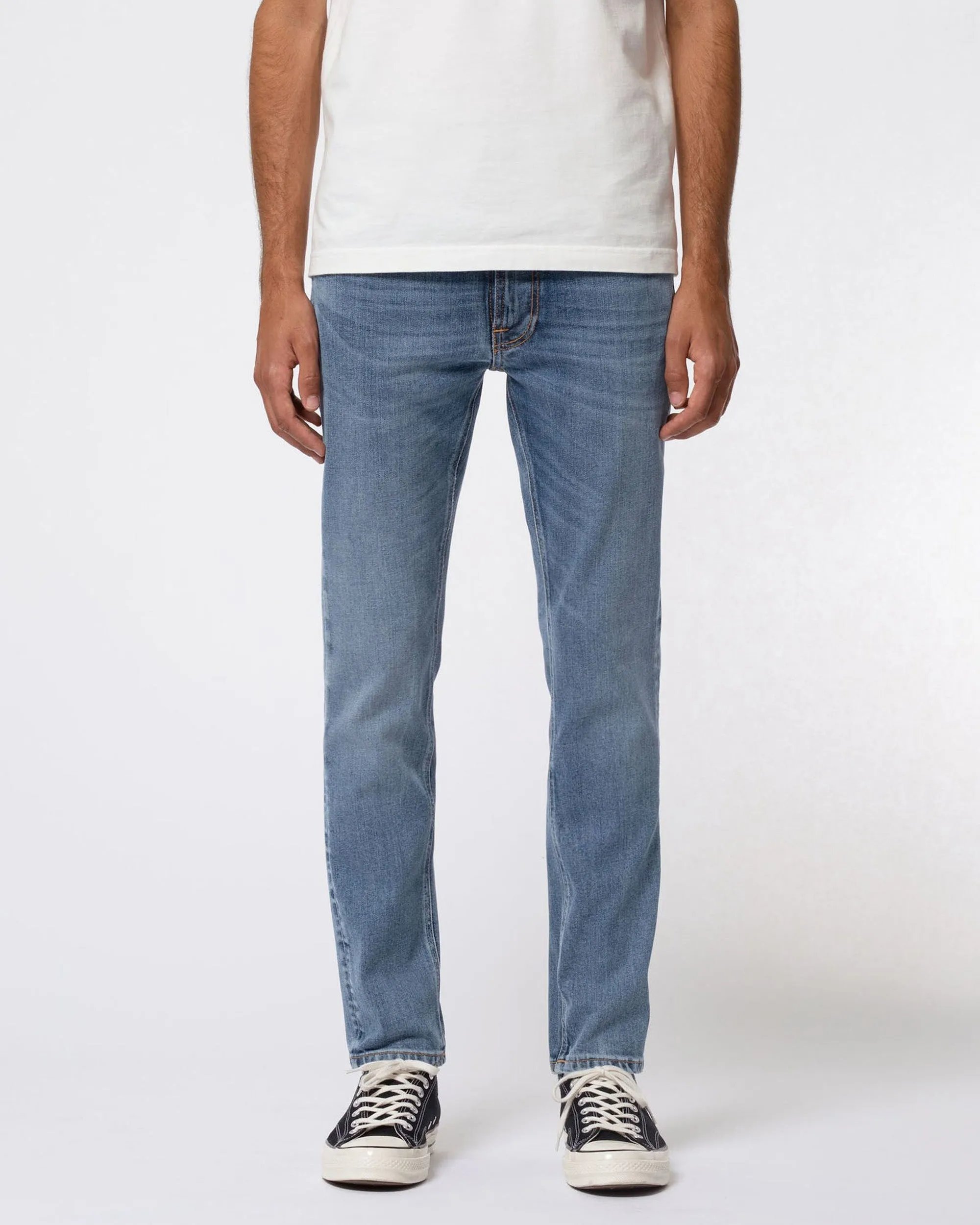 Nudie Lean Dean Slim Tapered Mens Jeans - Lost Orange | Nudie Jeans Jeans | JEANSTORE