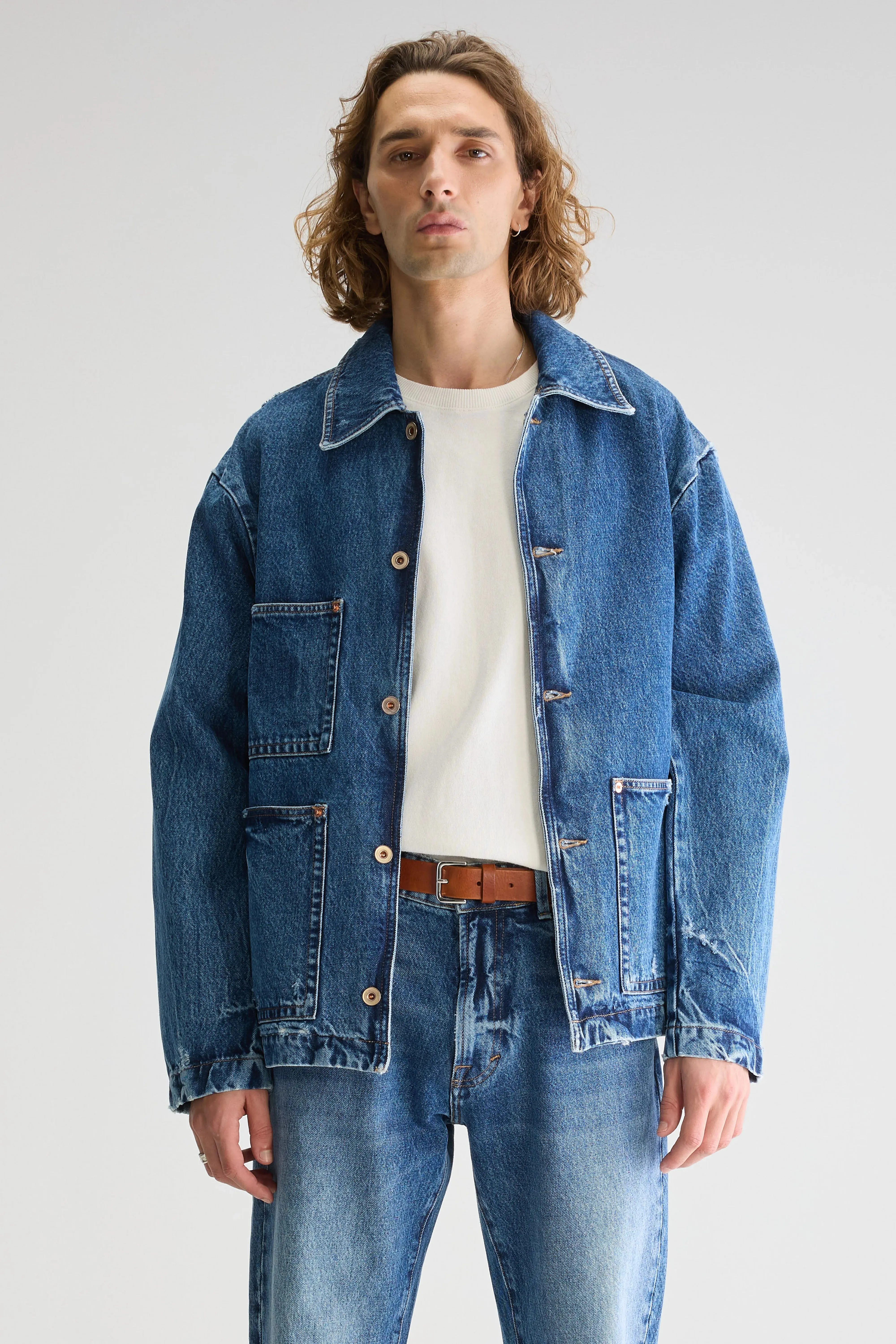 Sleek Touch Kadillac regular jacket (251 / M / MD BLUE MARBLE)