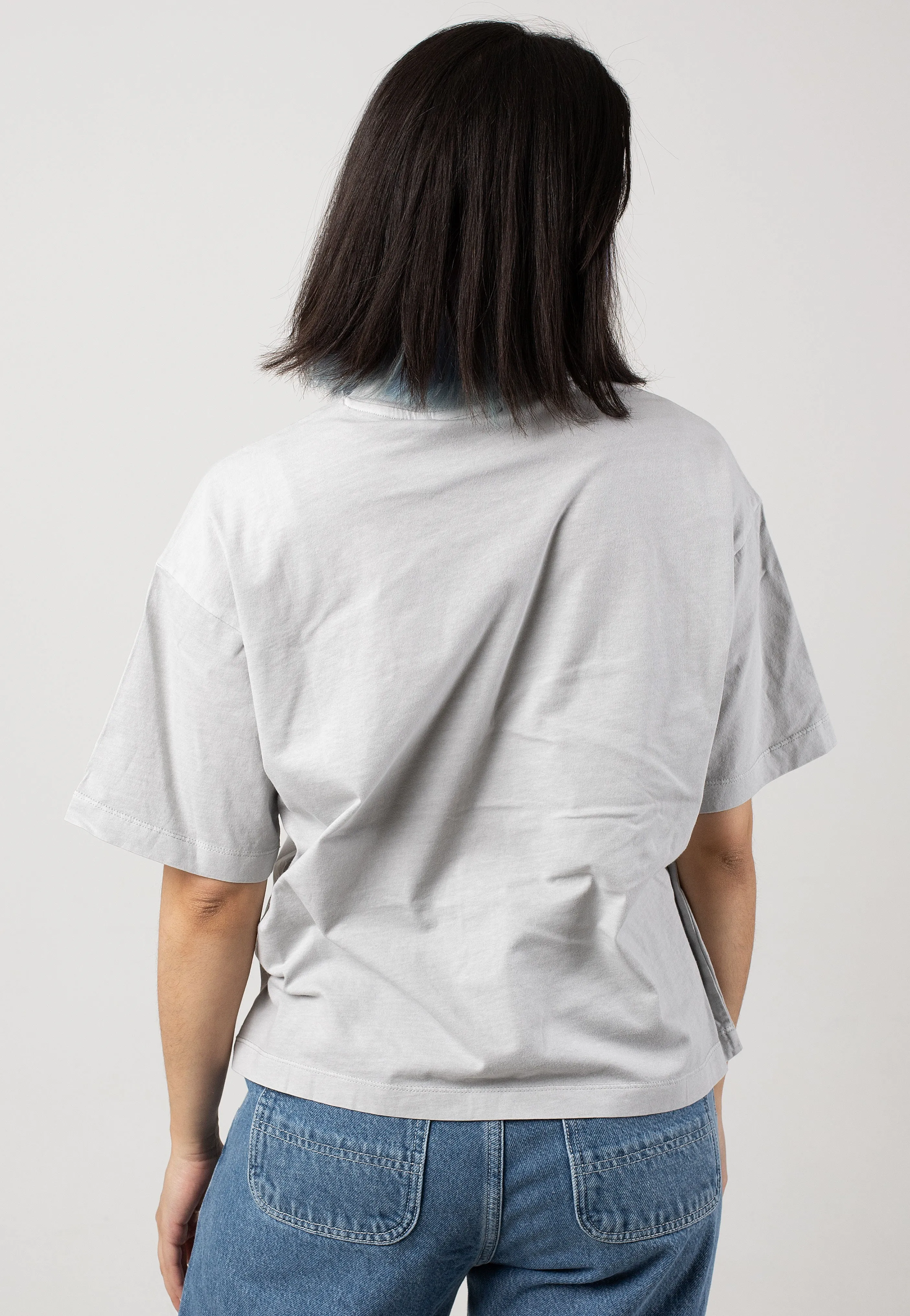Sleeveless Carhartt WIP - W' Nelson Garment Dyed Sonic Silver - T-Shirt