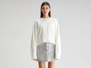 Slenni crewneck sweatshirt (251 / W / VINTAGE WHITE) Camping Gear