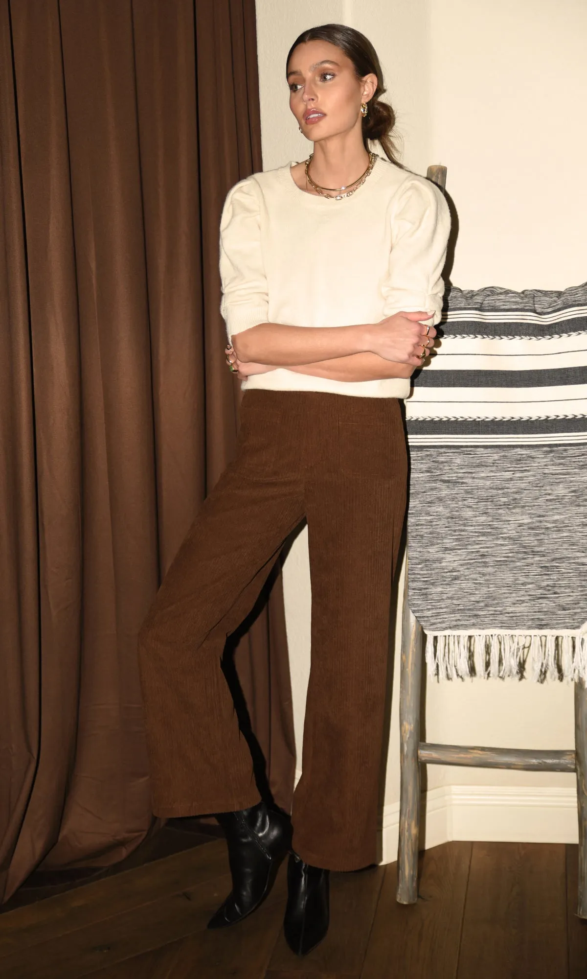 slim cut Jackson Corduroy Straight Leg Pant