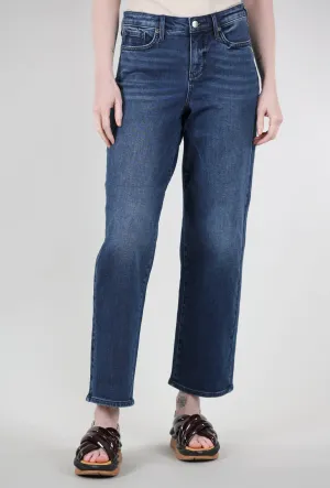 Recycled fibers Lightweight Feel Sophia Wide Leg Denim, Eiffel Blue