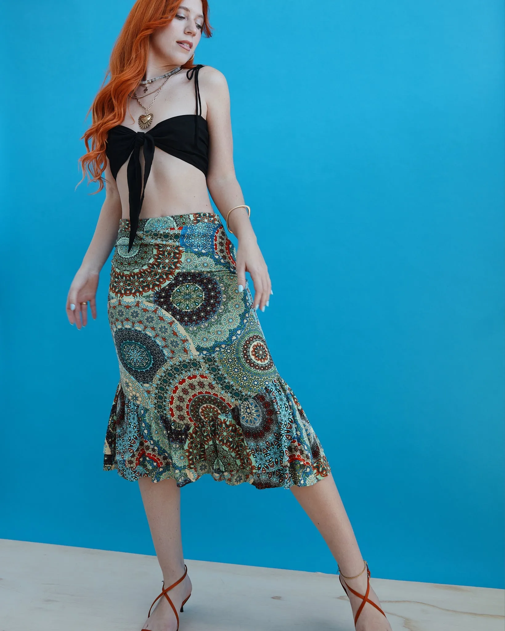 slim fit Evenness Skirt