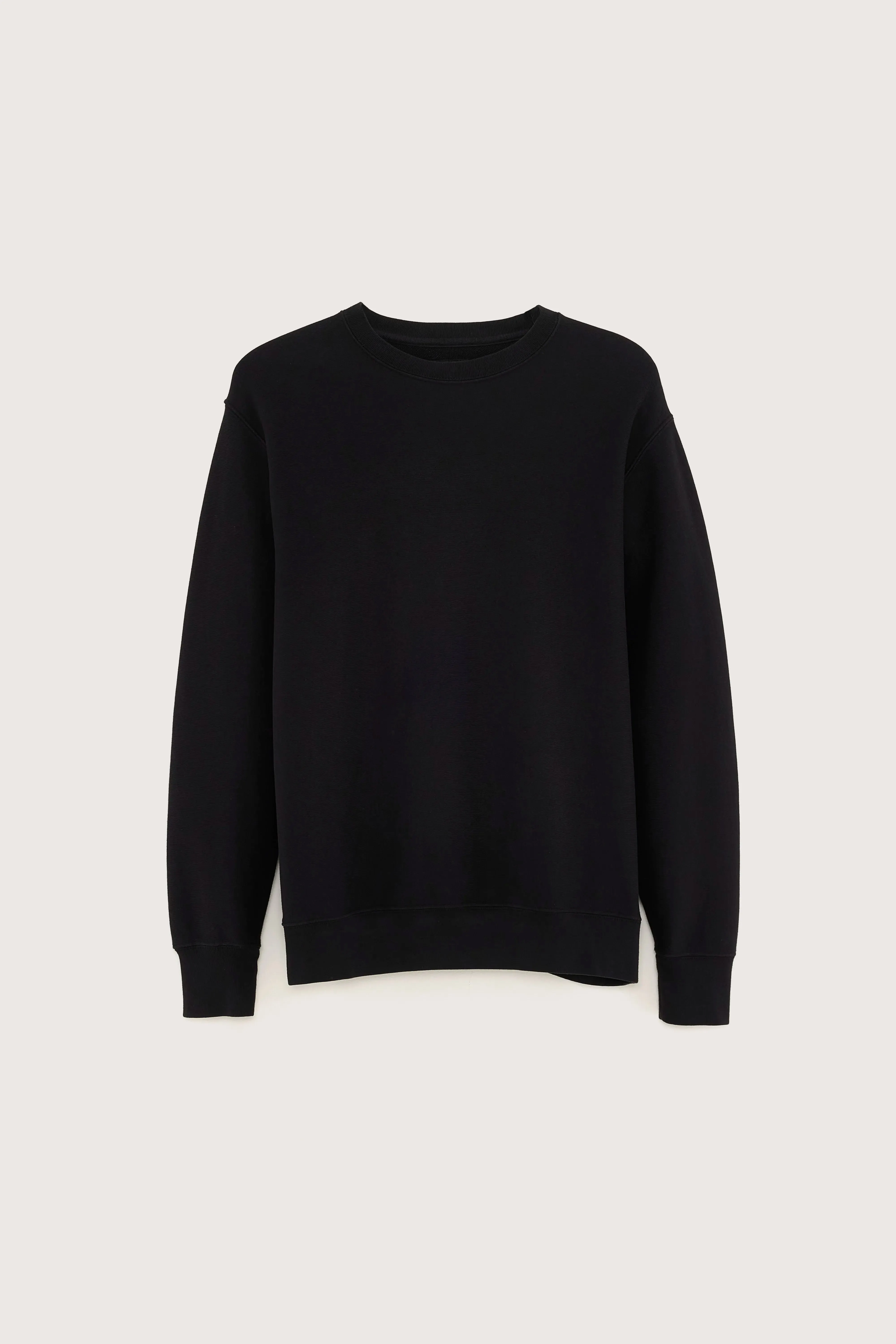 Slim Hood Flake crew-neck sweatshirt (241 / M / BLACK)