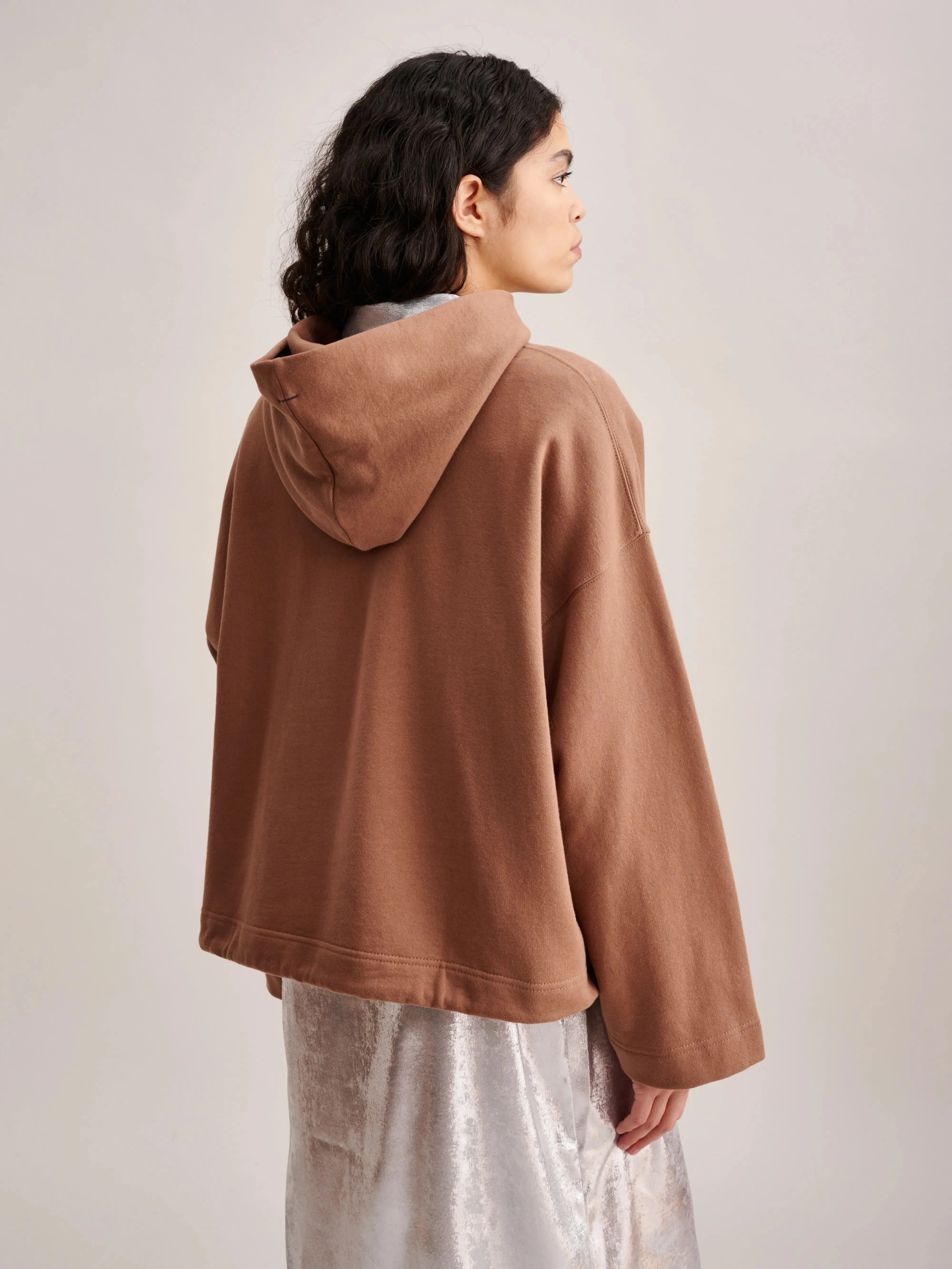 Slim Hoodie Cate Sweatshirt (232 / W / PRALINE)