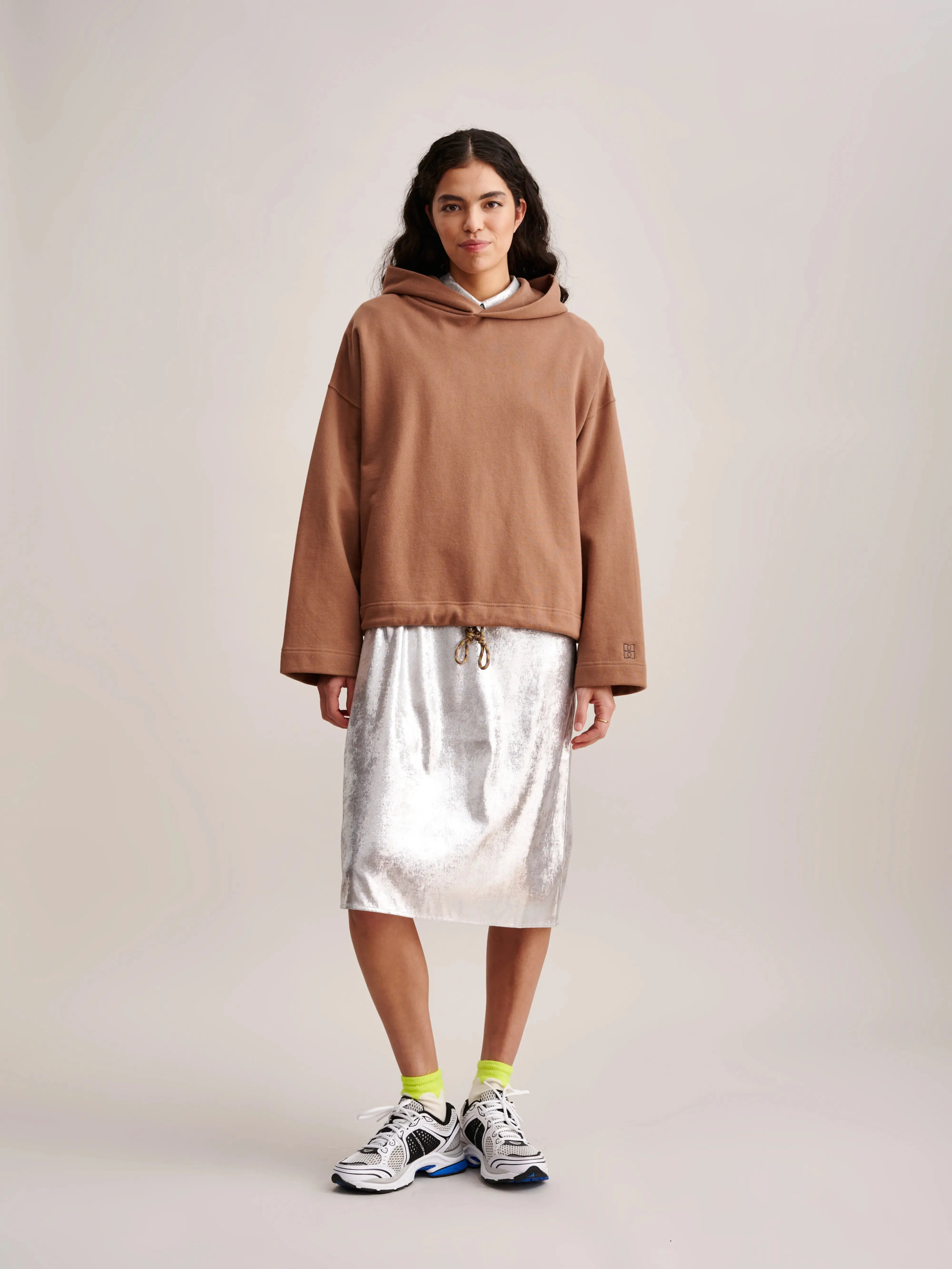 Slim Hoodie Cate Sweatshirt (232 / W / PRALINE)