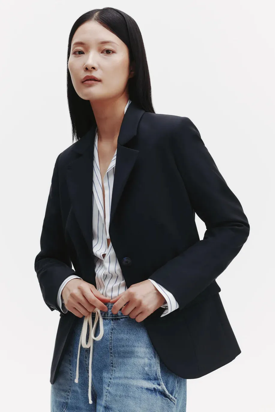 Glossy Finish Bright Color Supper Suiting Jacket