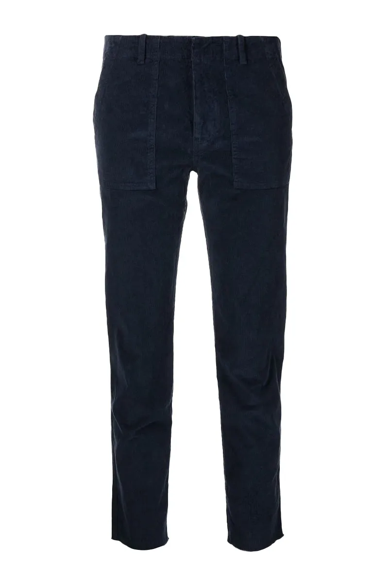 Airy Touch Always Appropriate Jenna Dk Navy Cord Pant