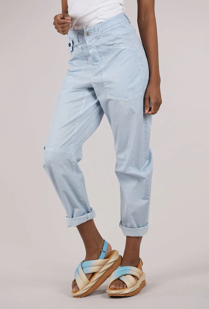 Smart Look A Great Pant, Light Blue
