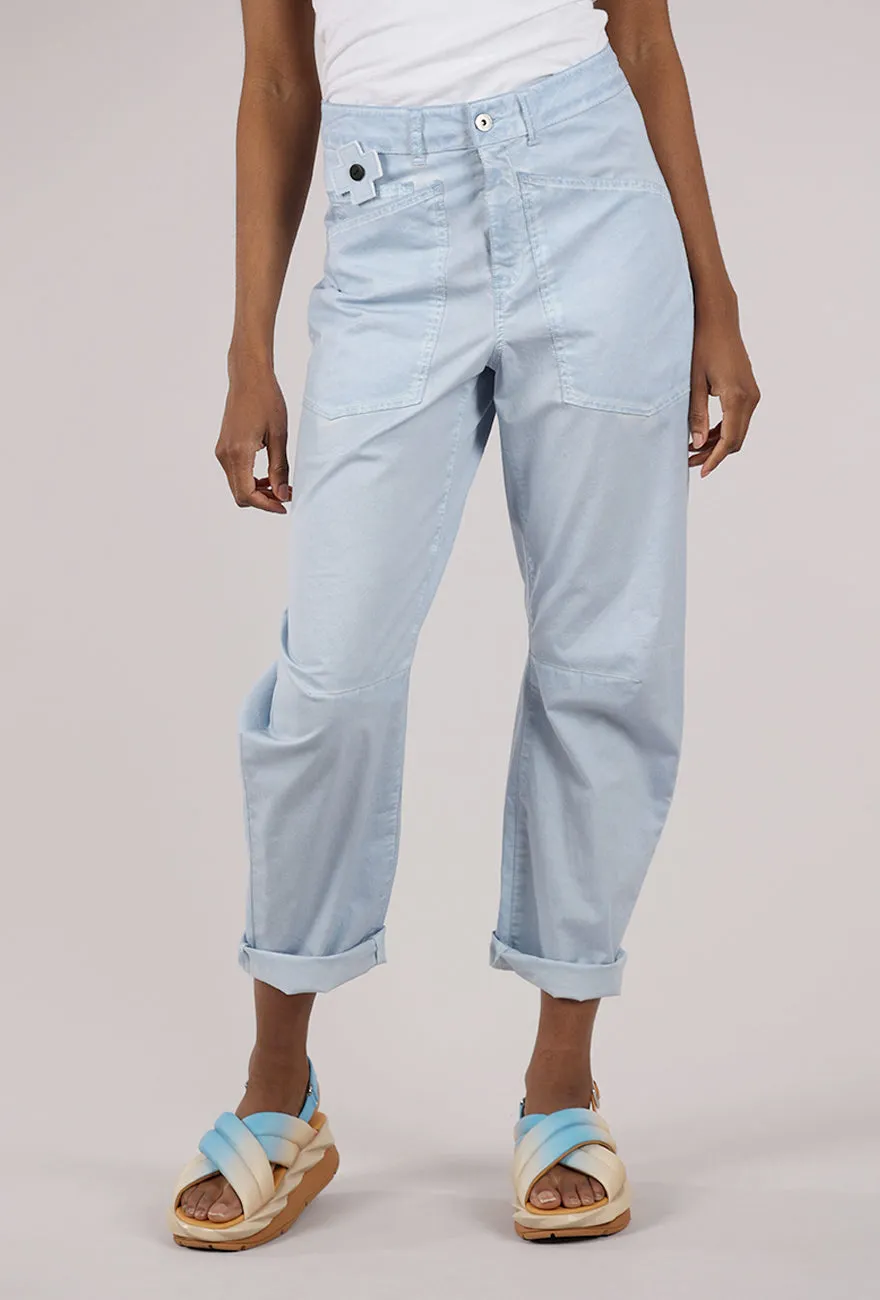 A Great Pant, Light Blue Comfy Waistband Ripped design