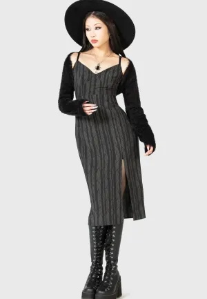 Killstar - Moonlit Bloom Skater Black - Dress Weekend Edge